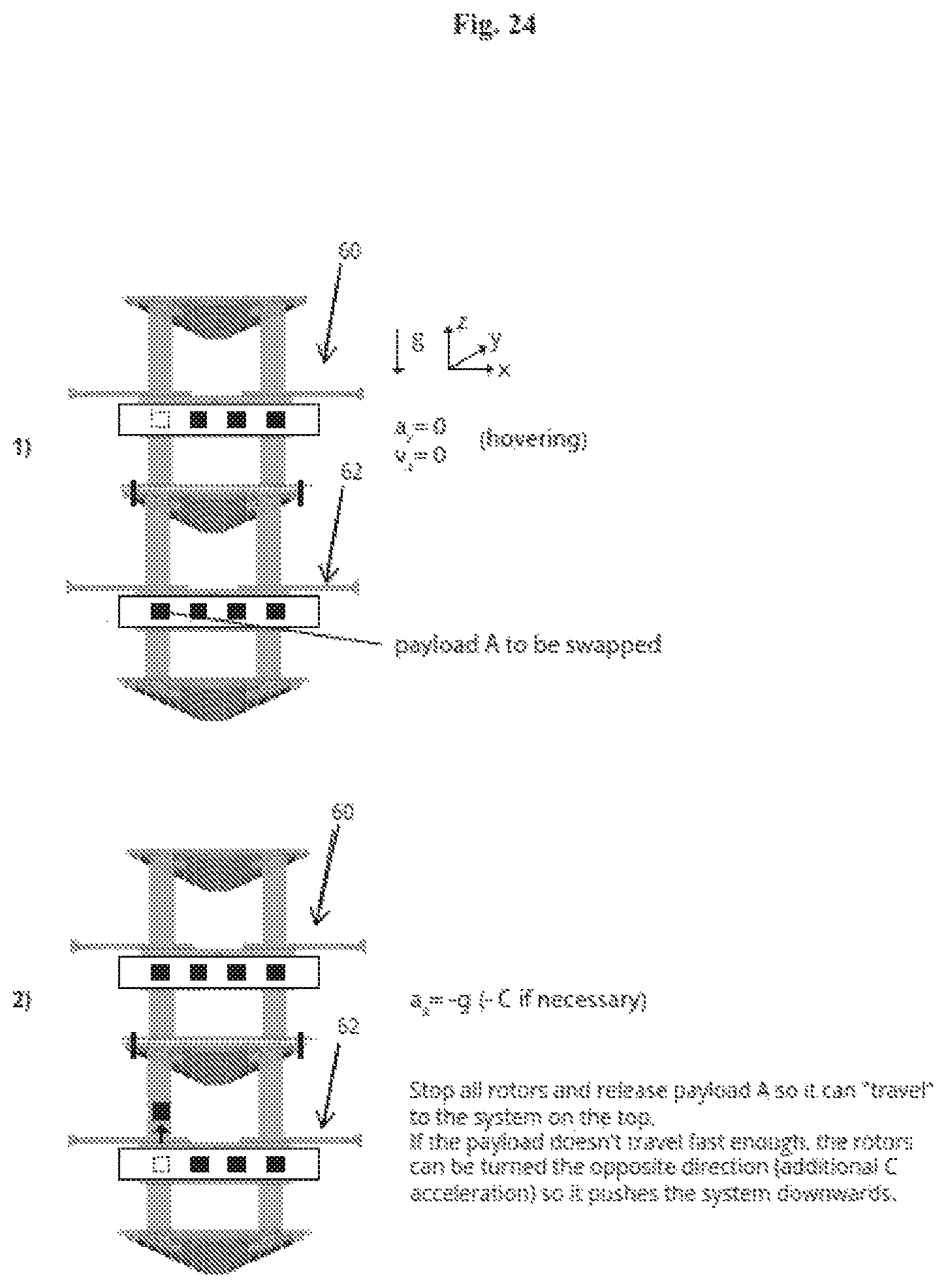 Patent US12097795 Figure 18 – Device and method for sharing a payload between two vehicles