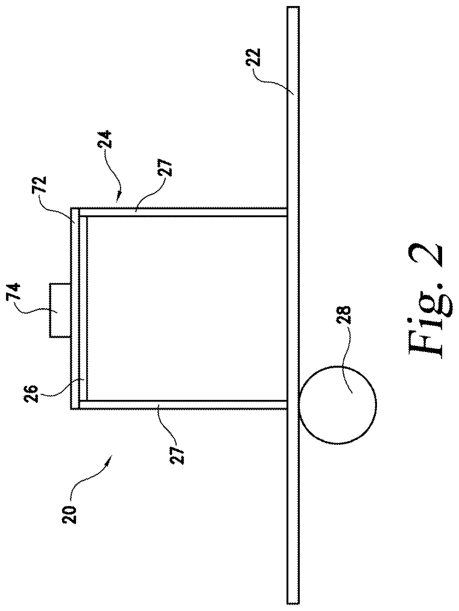 Patent US12097796 Figure 2 – Expandable camper trailer