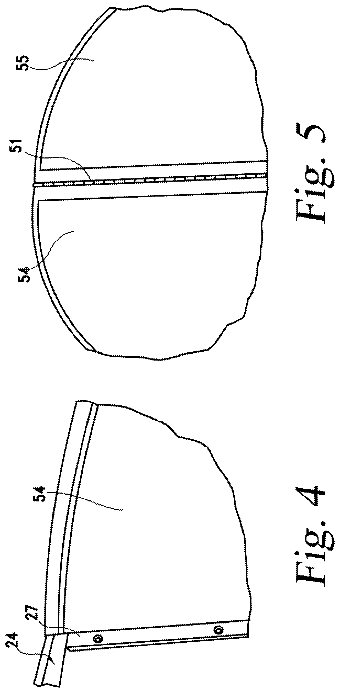 Patent US12097796 Figure 4 – Expandable camper trailer