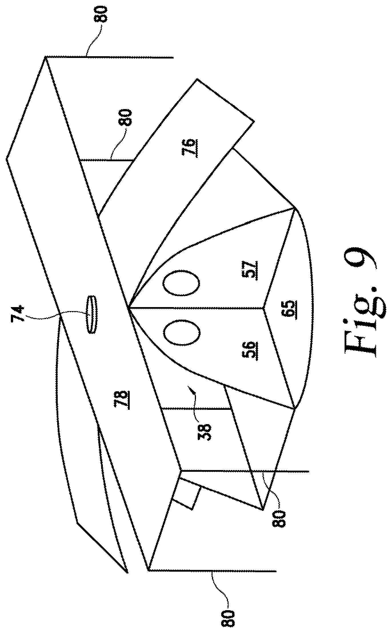 Patent US12097796 Figure 9 – Expandable camper trailer