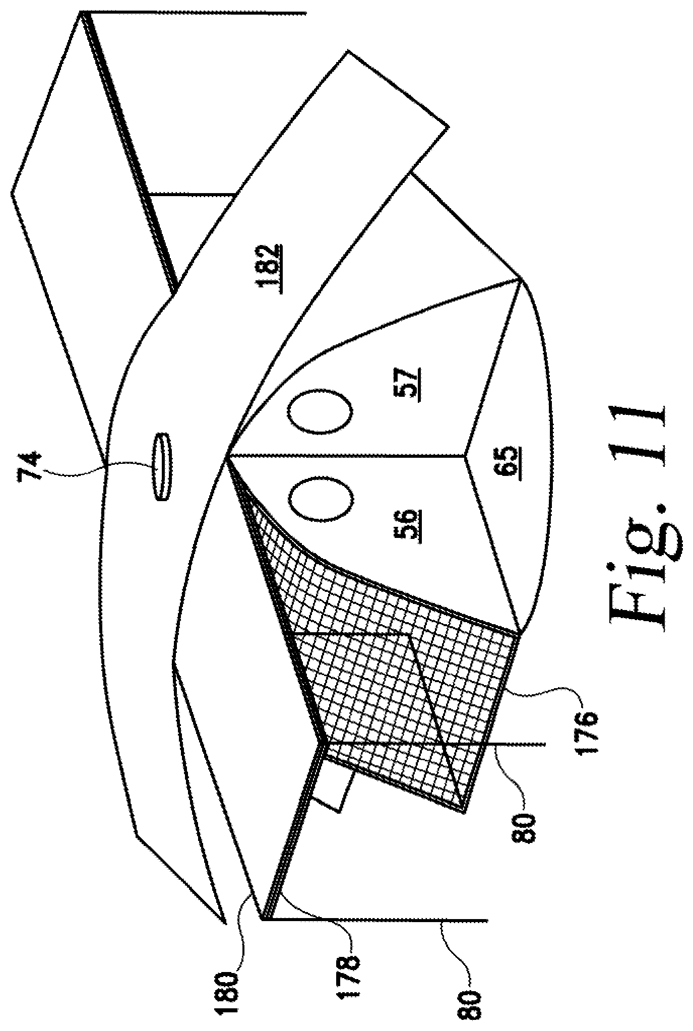 Patent US12097796 Figure 11 – Expandable camper trailer