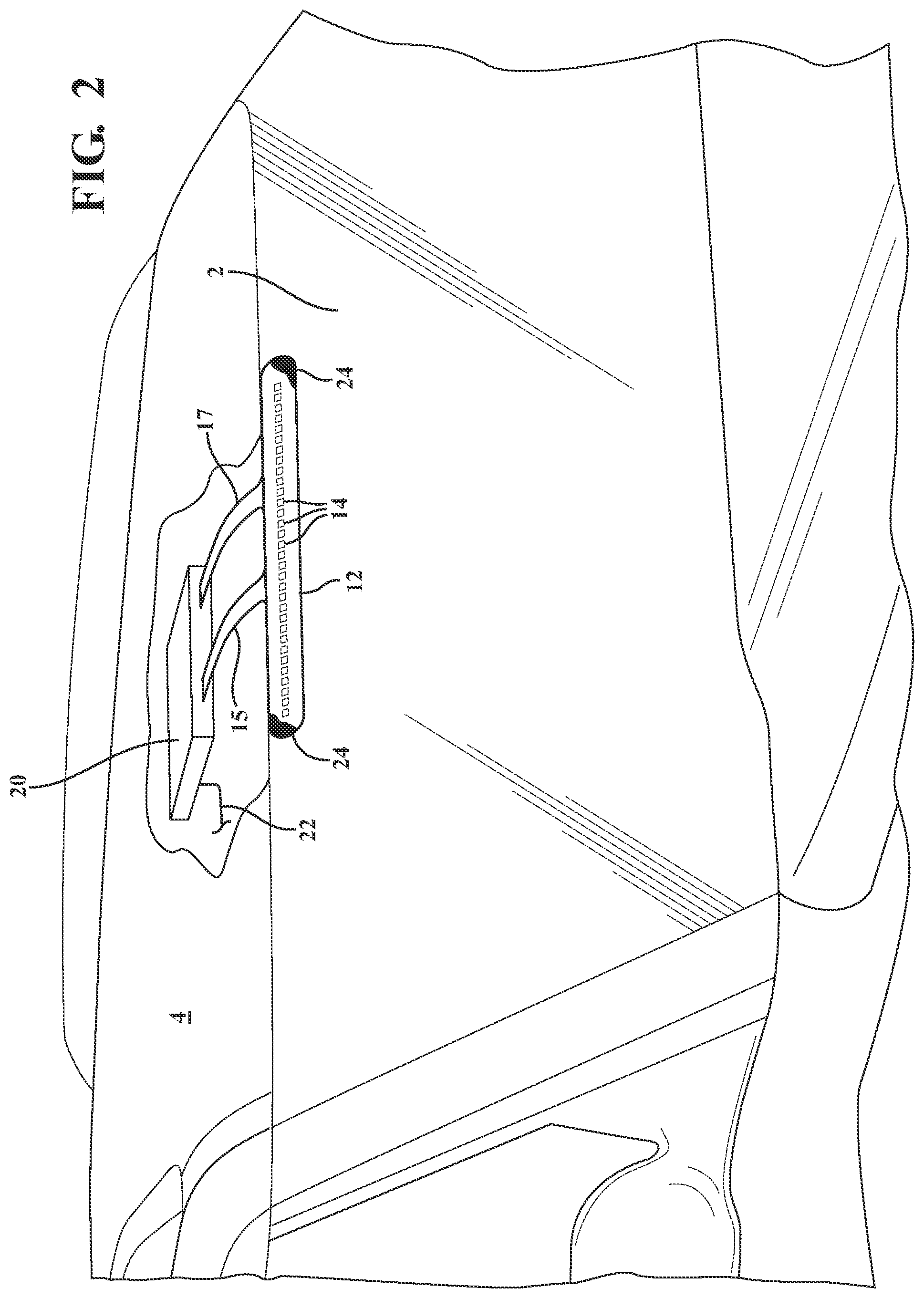 Patent US12097800 Figure 2 – Visual front alert system