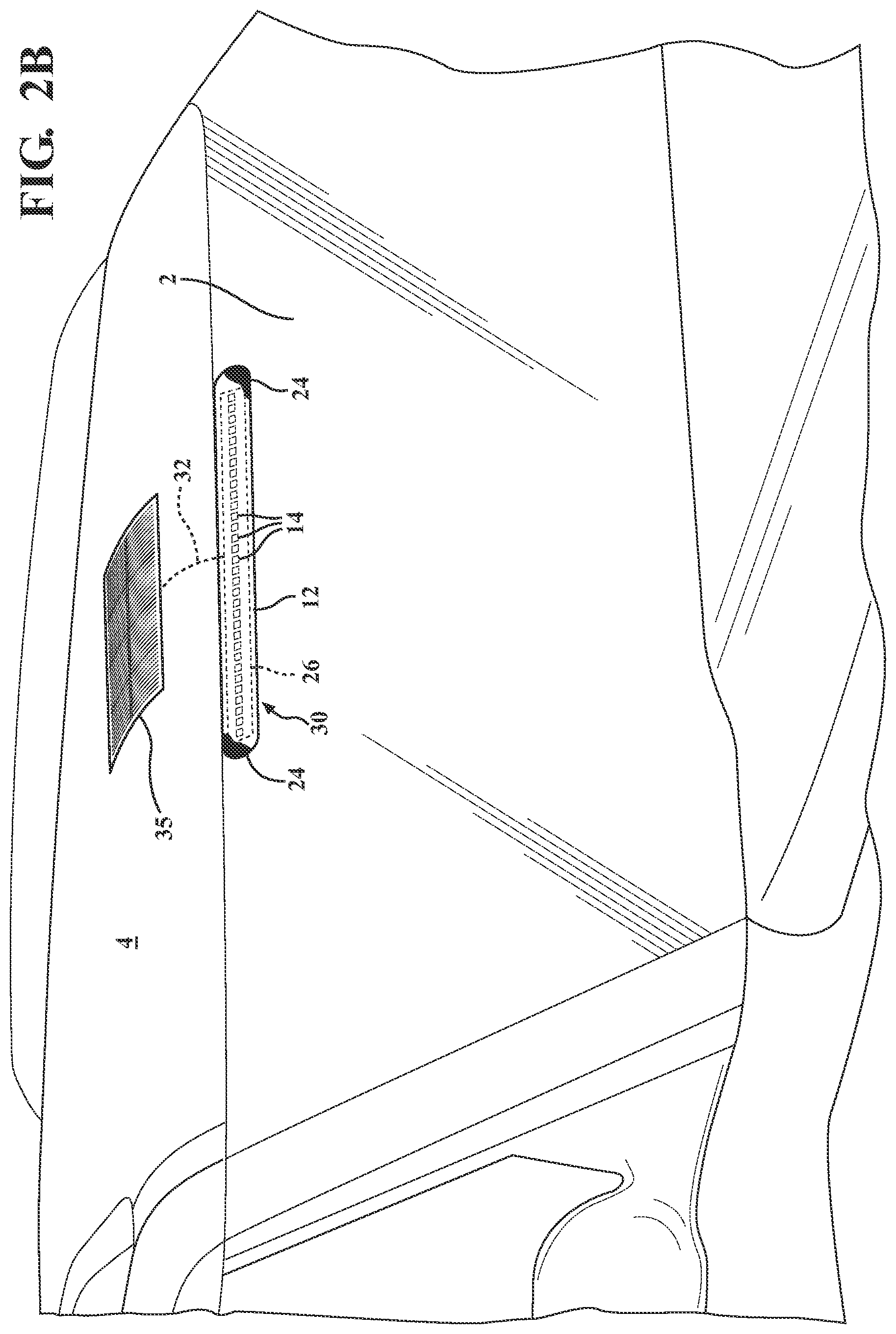 Patent US12097800 Figure 4 – Visual front alert system
