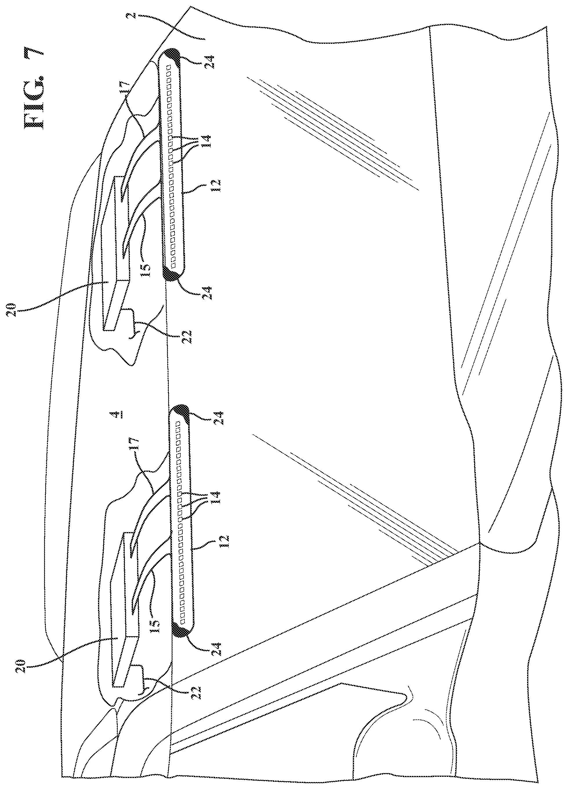 Patent US12097800 Figure 8 – Visual front alert system