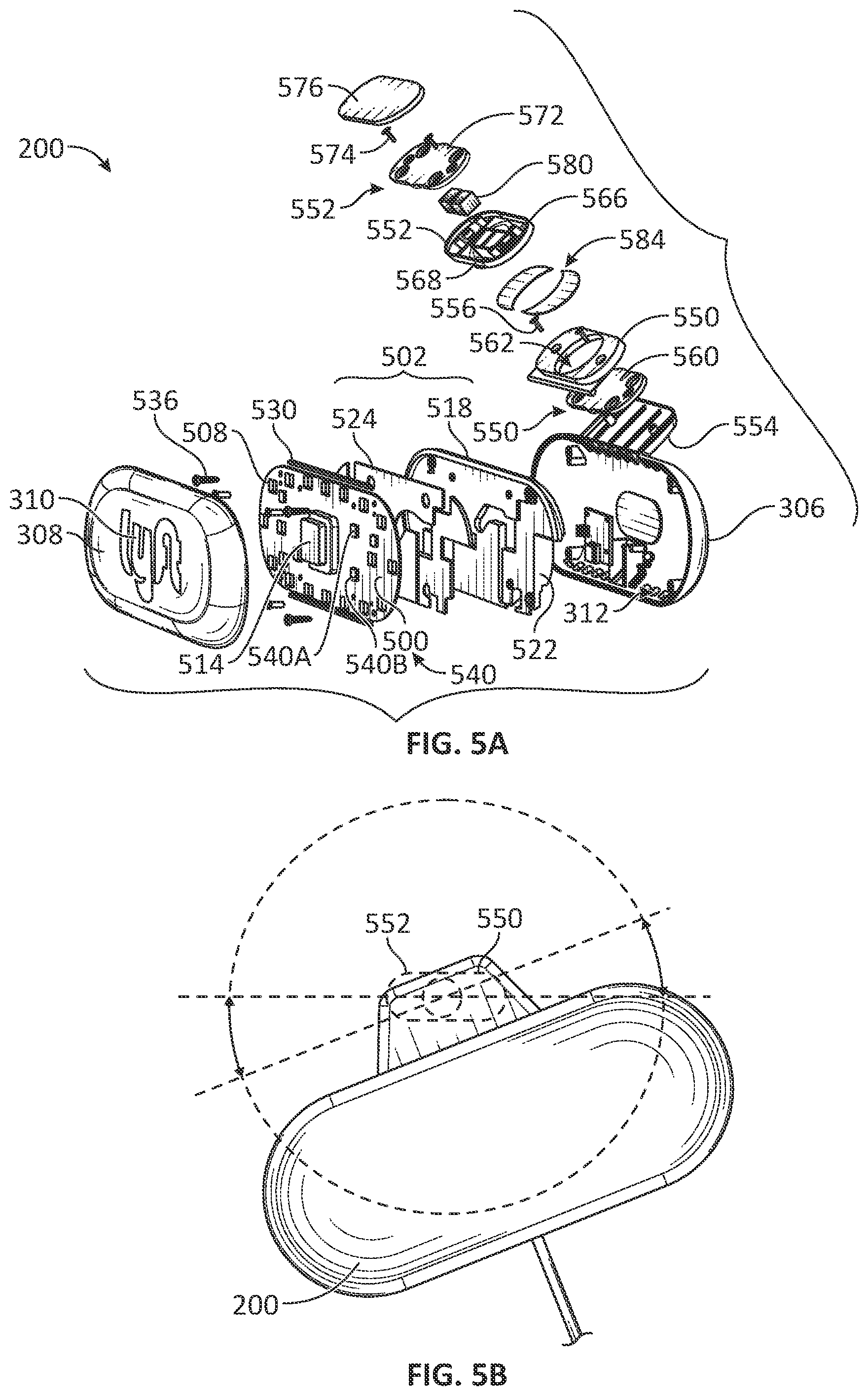 Patent US12097801 Figure 5 – Illuminated communication unit for a vehicle within a transportation network