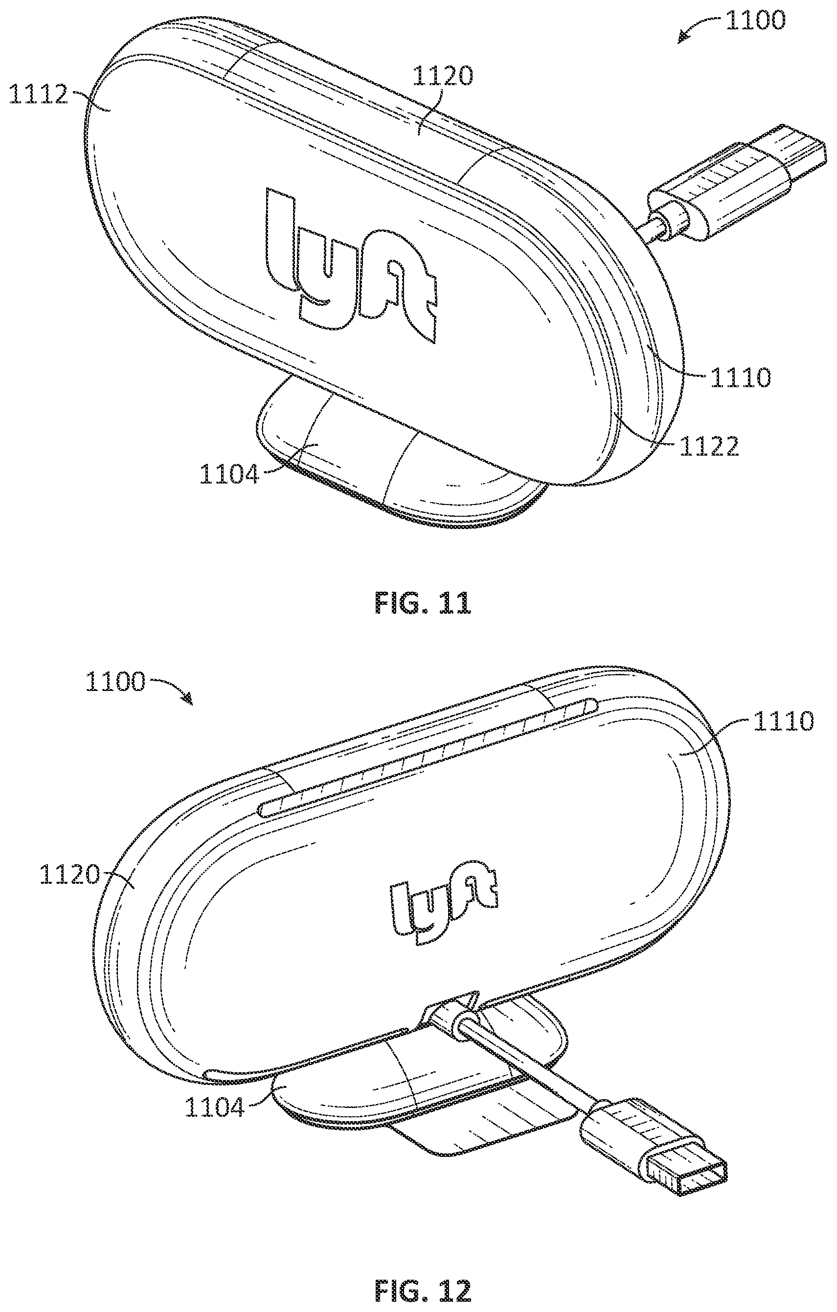 Patent US12097801 Figure 12 – Illuminated communication unit for a vehicle within a transportation network