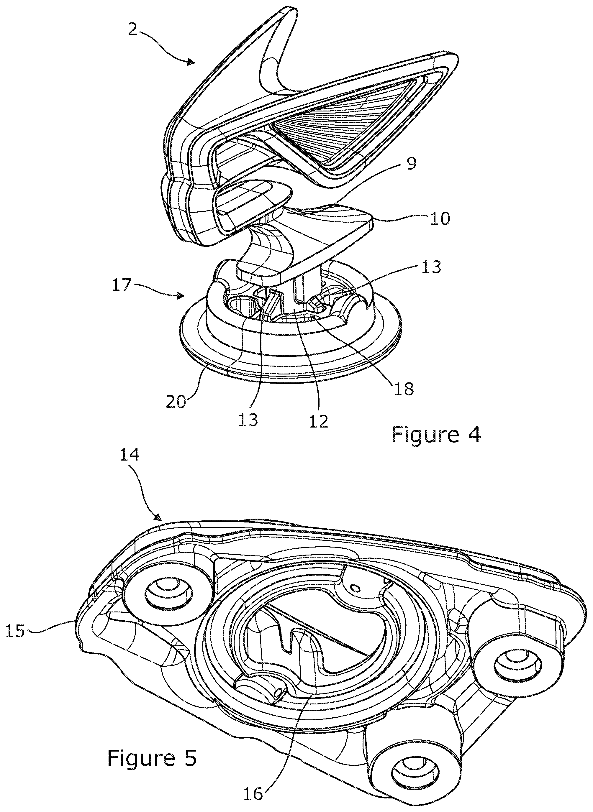 Patent US12097808 Figure 4 – Mascot retraction mechanism