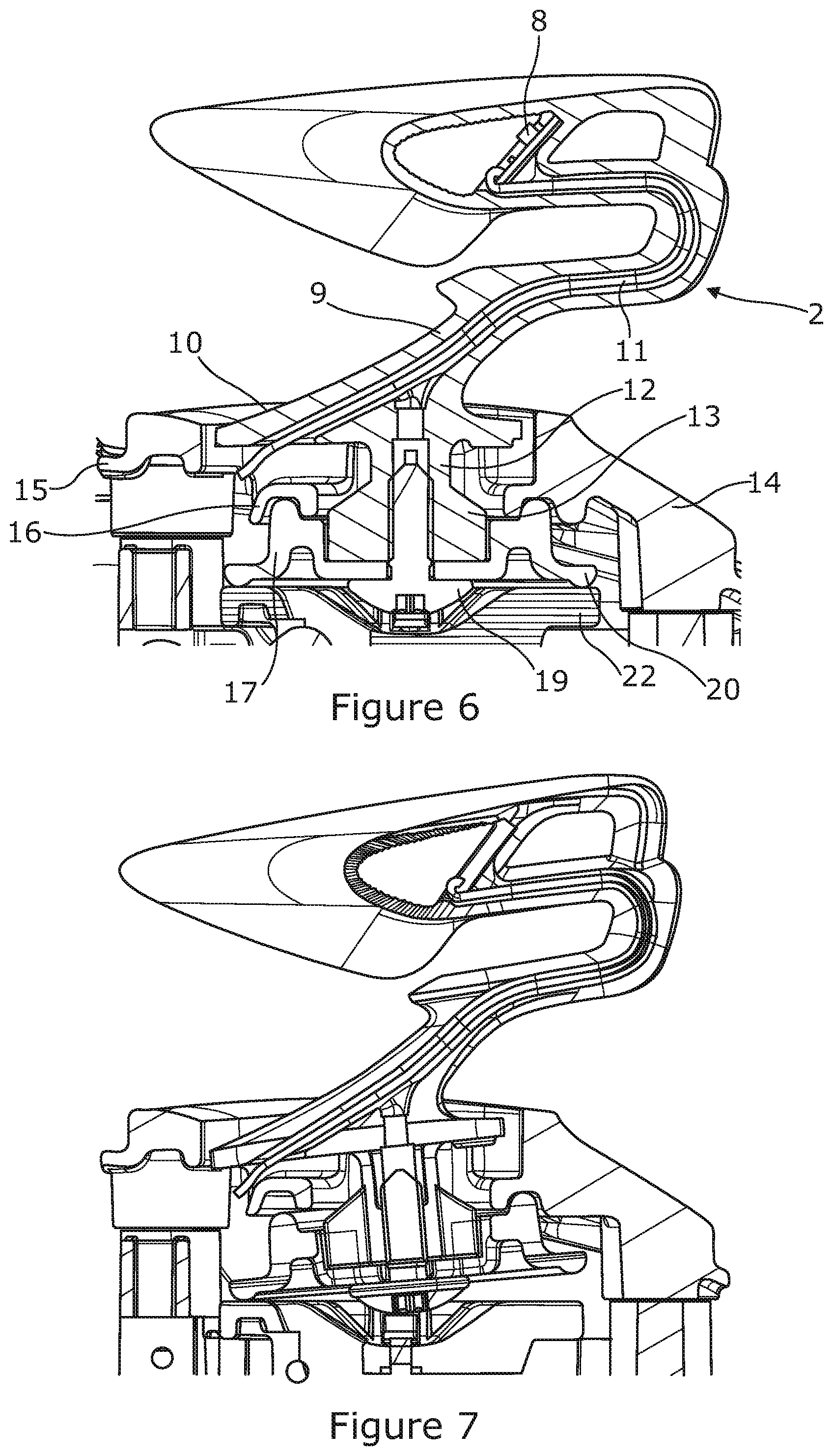 Patent US12097808 Figure 5 – Mascot retraction mechanism