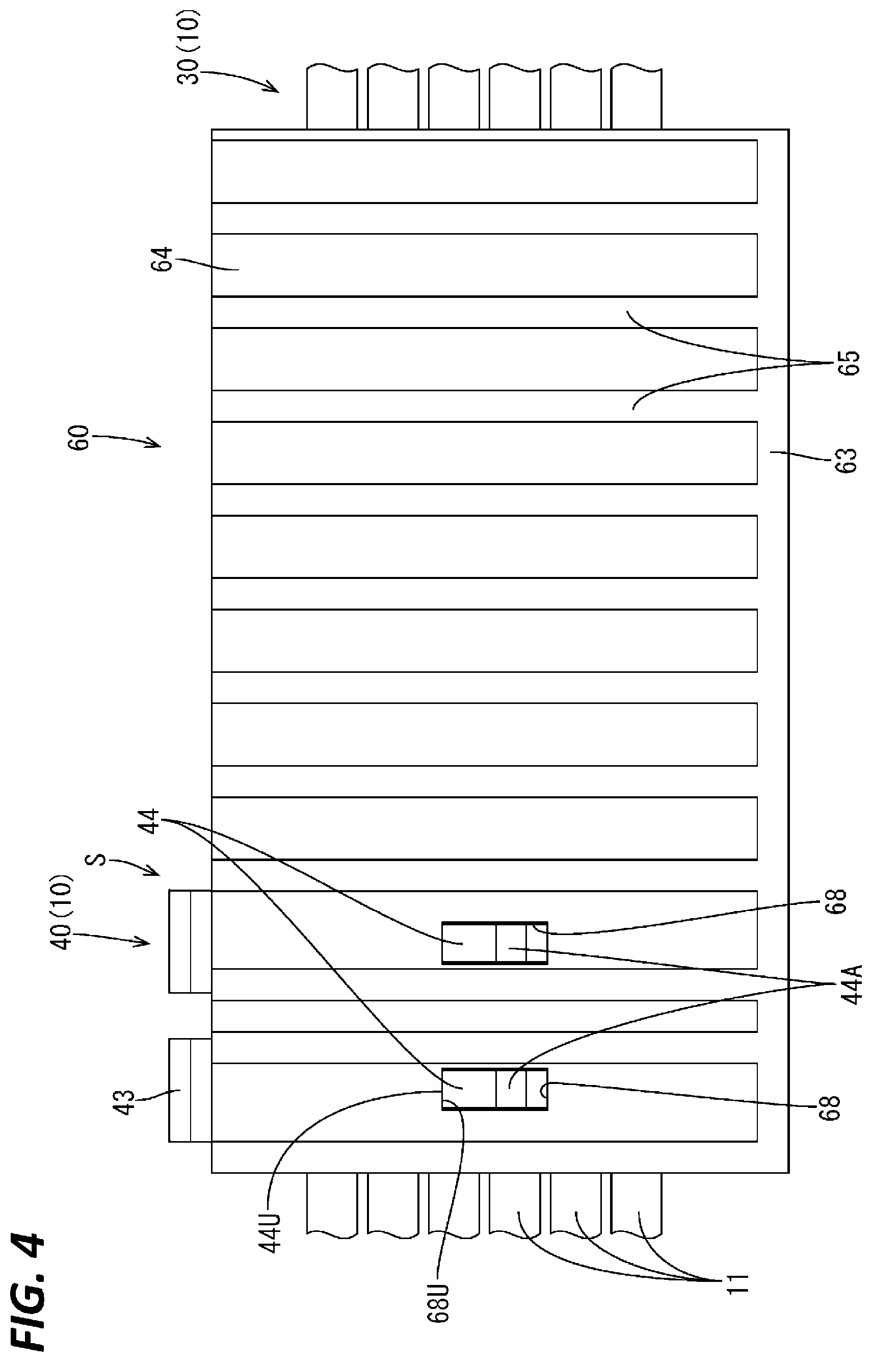 Patent US12097810 Figure 4 – Wiring harness unit and wiring harness mounting structure
