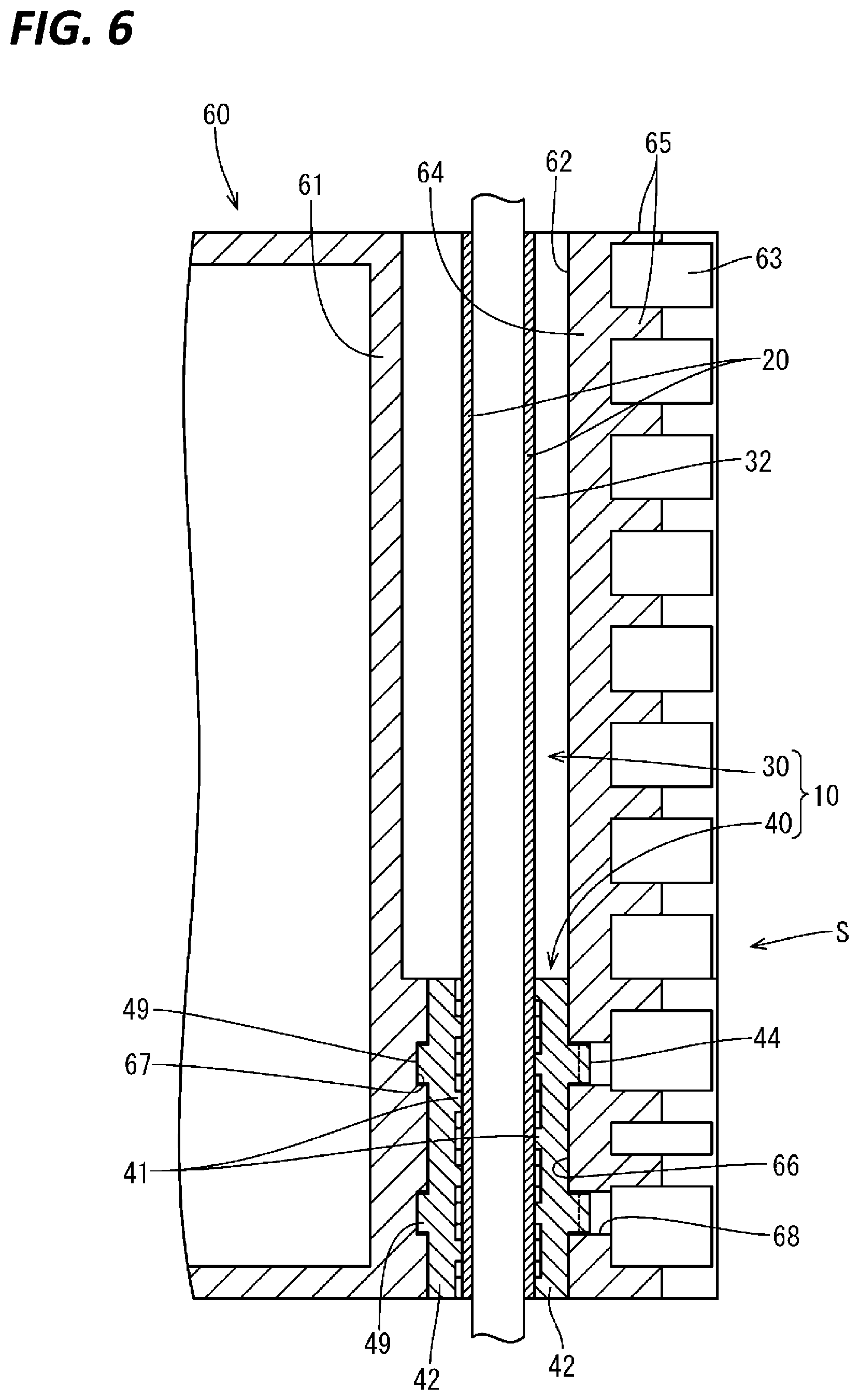 Patent US12097810 Figure 6 – Wiring harness unit and wiring harness mounting structure