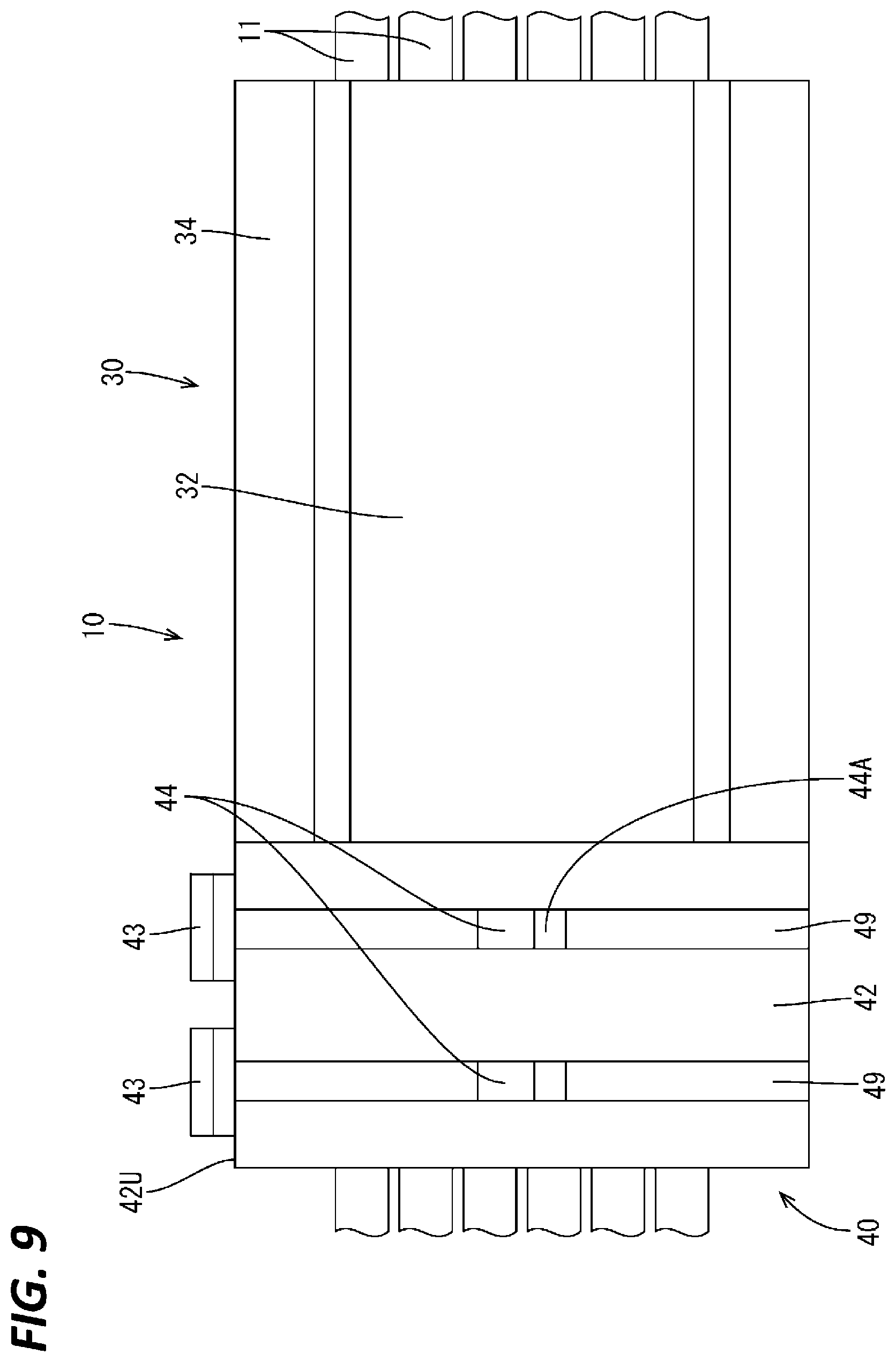 Patent US12097810 Figure 9 – Wiring harness unit and wiring harness mounting structure