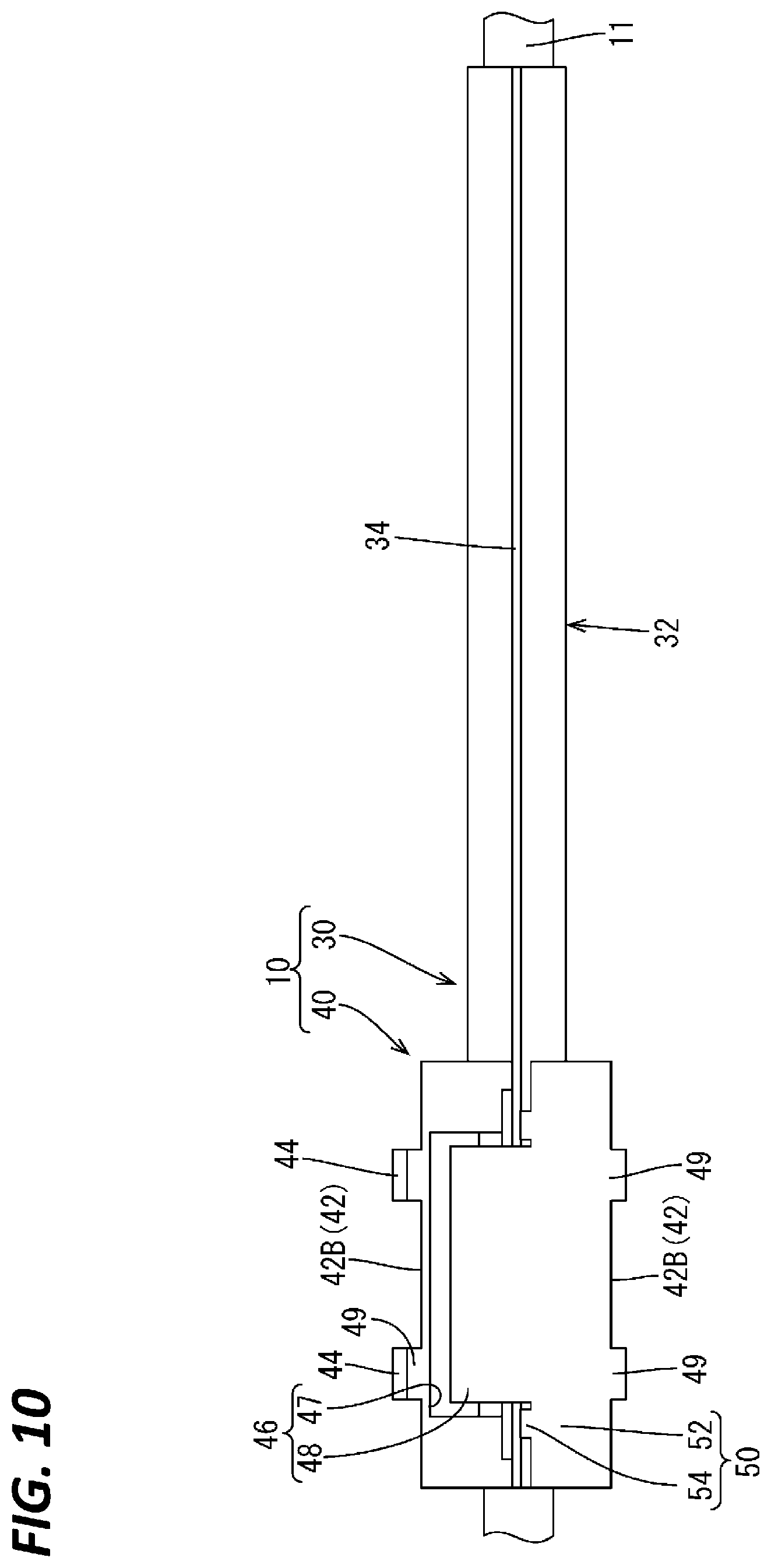 Patent US12097810 Figure 10 – Wiring harness unit and wiring harness mounting structure