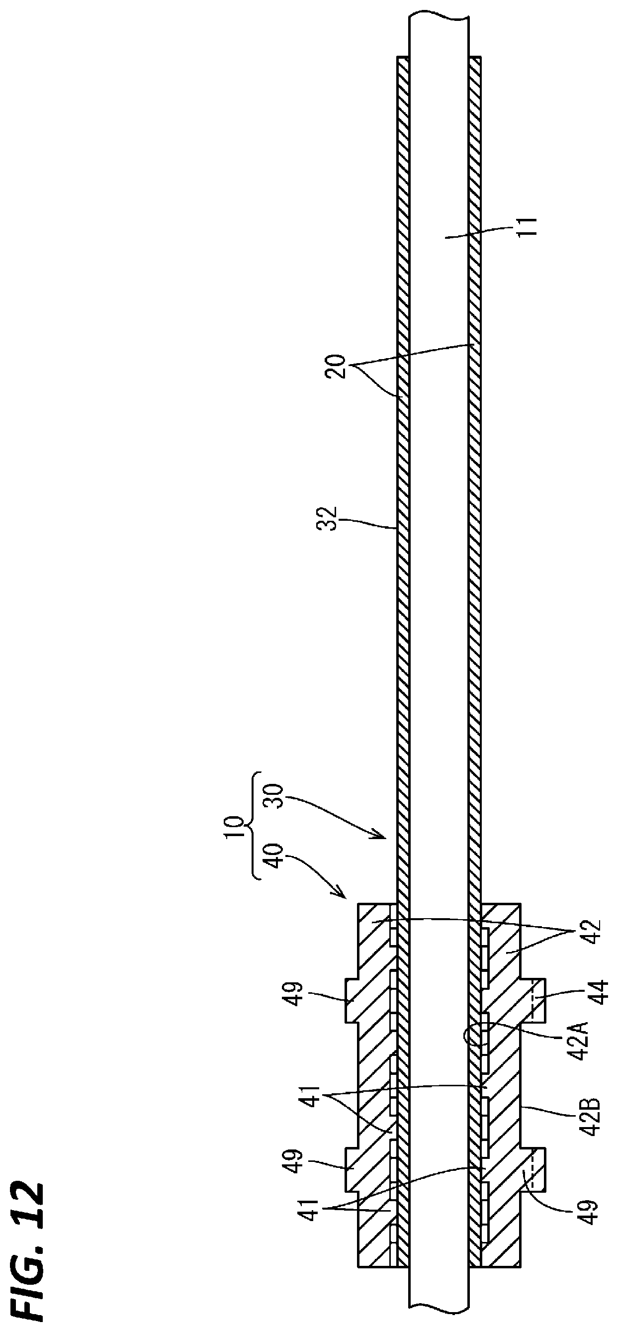 Patent US12097810 Figure 12 – Wiring harness unit and wiring harness mounting structure