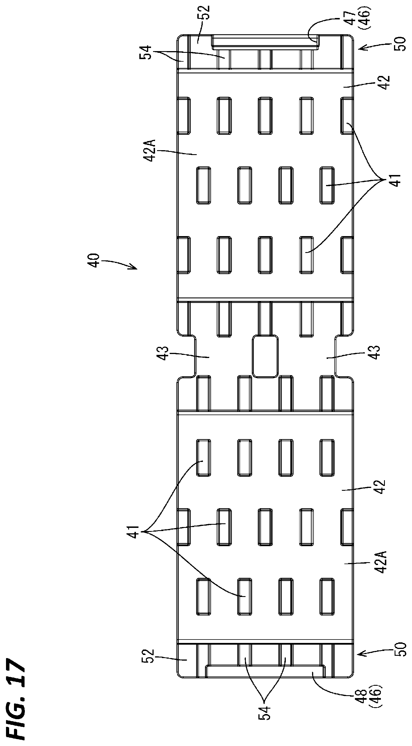 Patent US12097810 Figure 17 – Wiring harness unit and wiring harness mounting structure