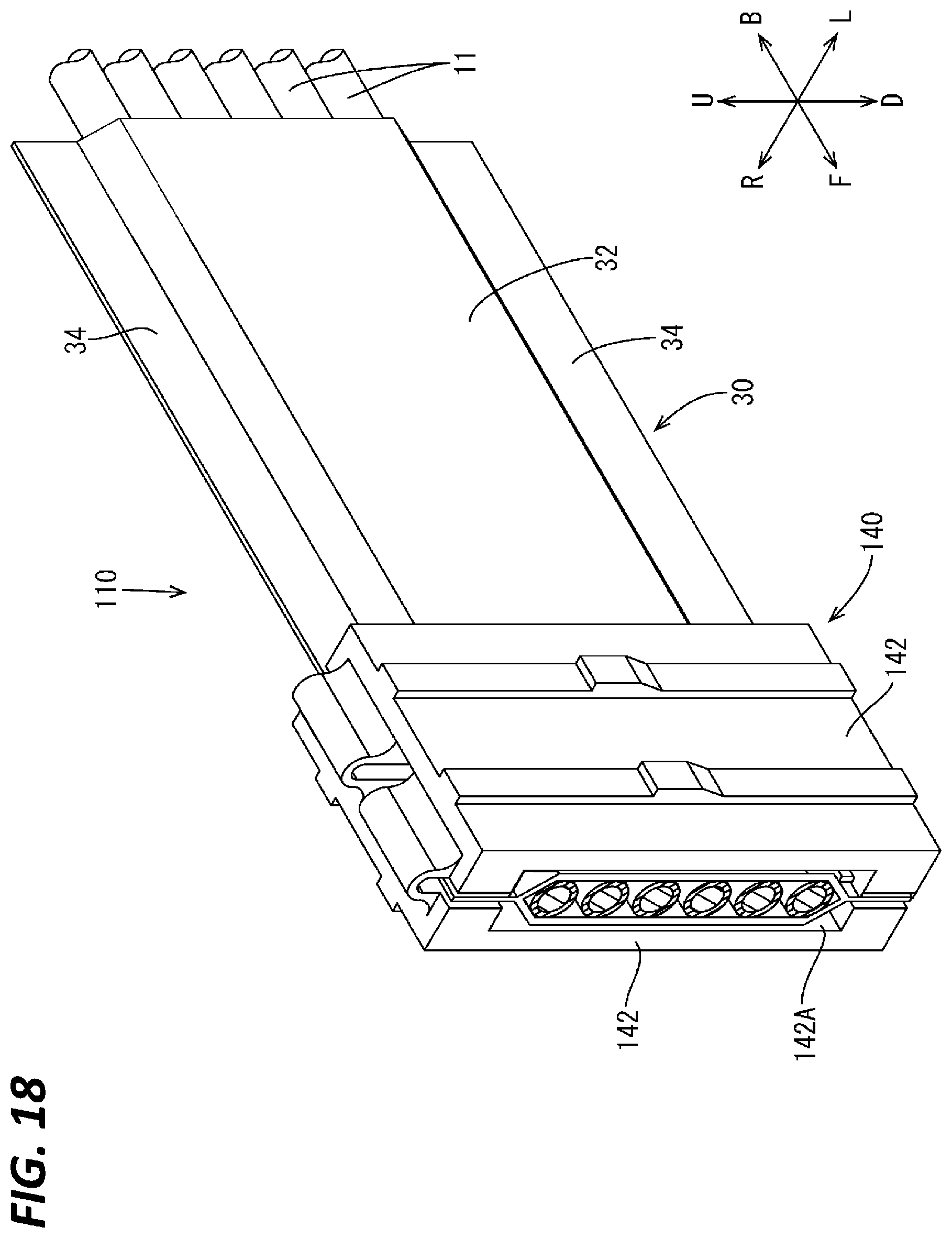 Patent US12097810 Figure 18 – Wiring harness unit and wiring harness mounting structure