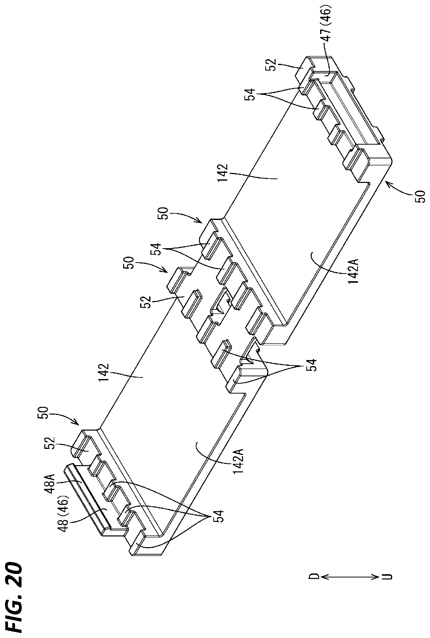 Patent US12097810 Figure 20 – Wiring harness unit and wiring harness mounting structure