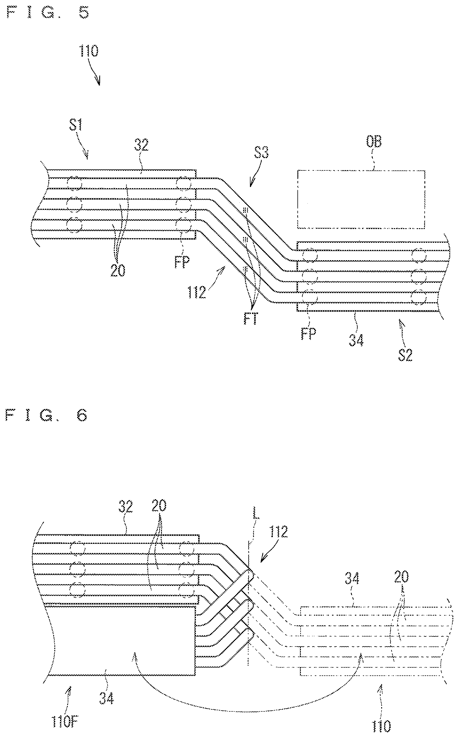 Patent US12097811 Figure 3 – Wiring member