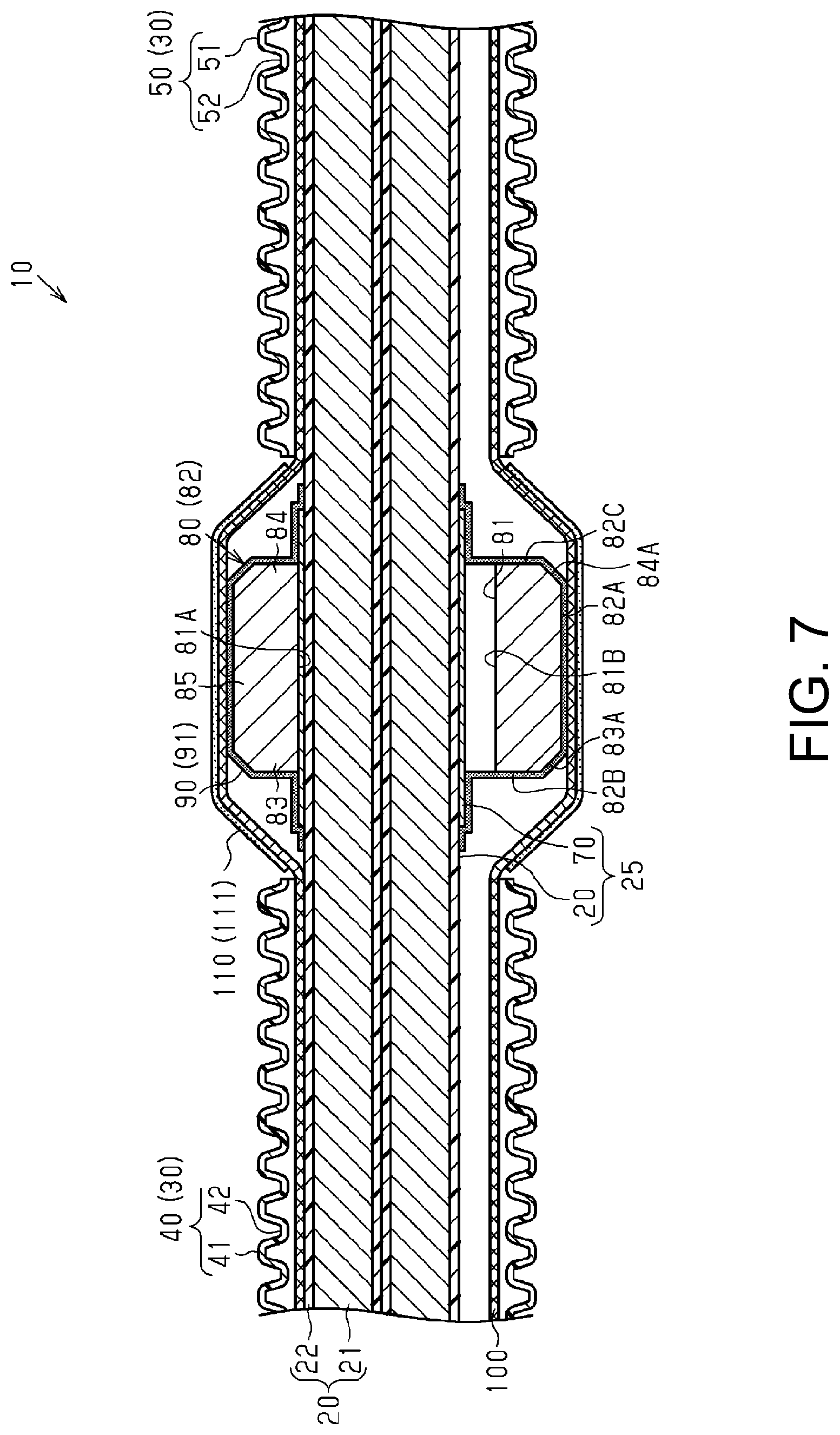 Patent US12097812 Figure 5 – Wire harness