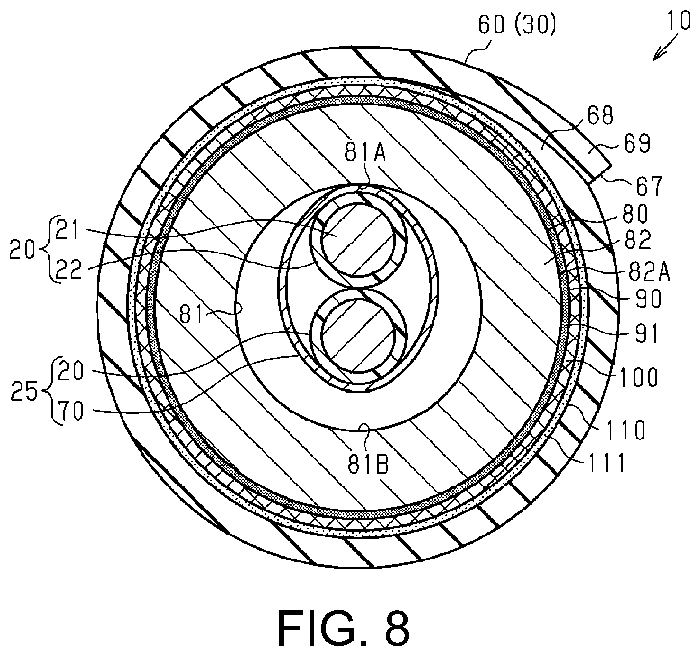 Patent US12097812 Figure 6 – Wire harness