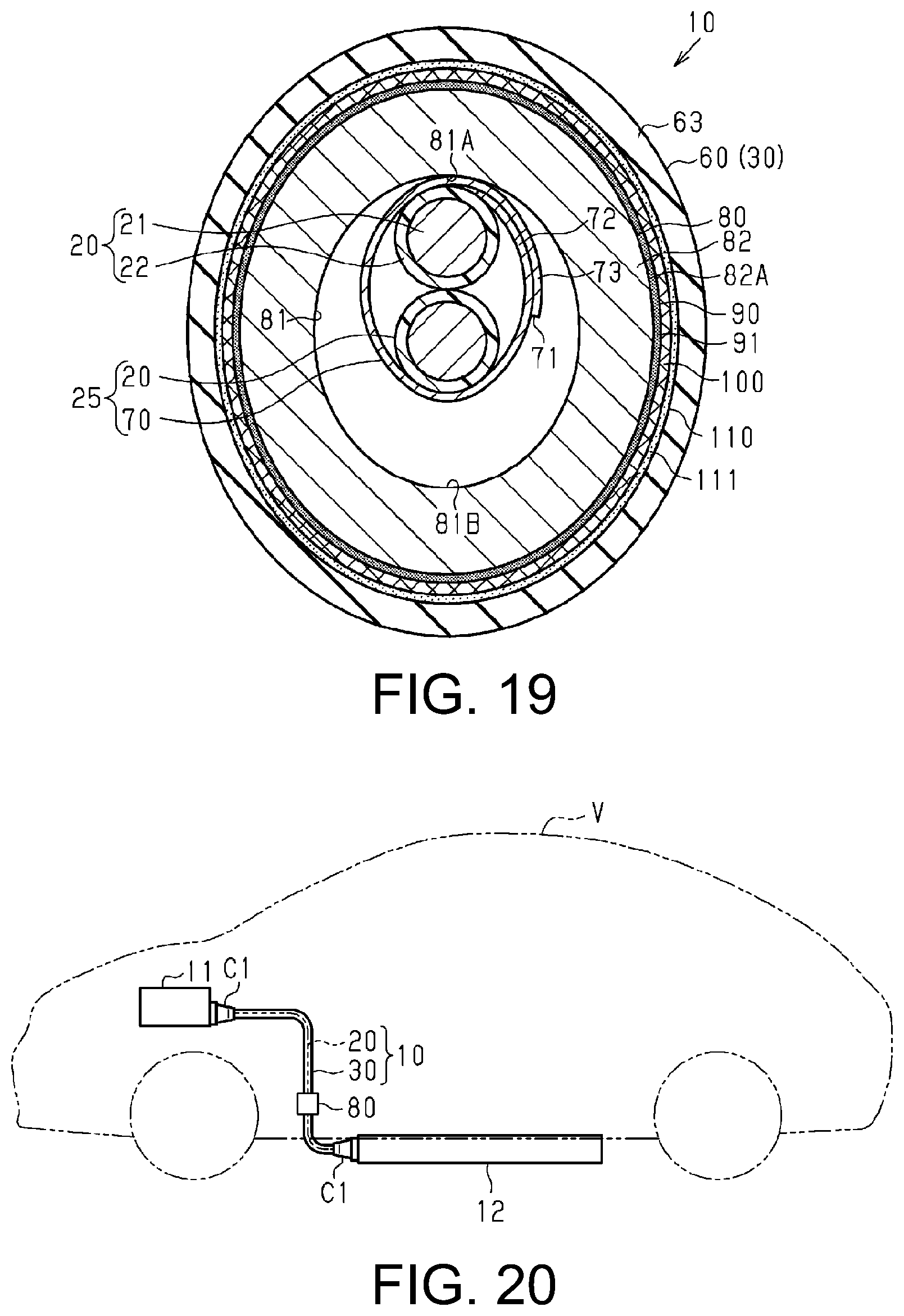 Patent US12097812 Figure 13 – Wire harness