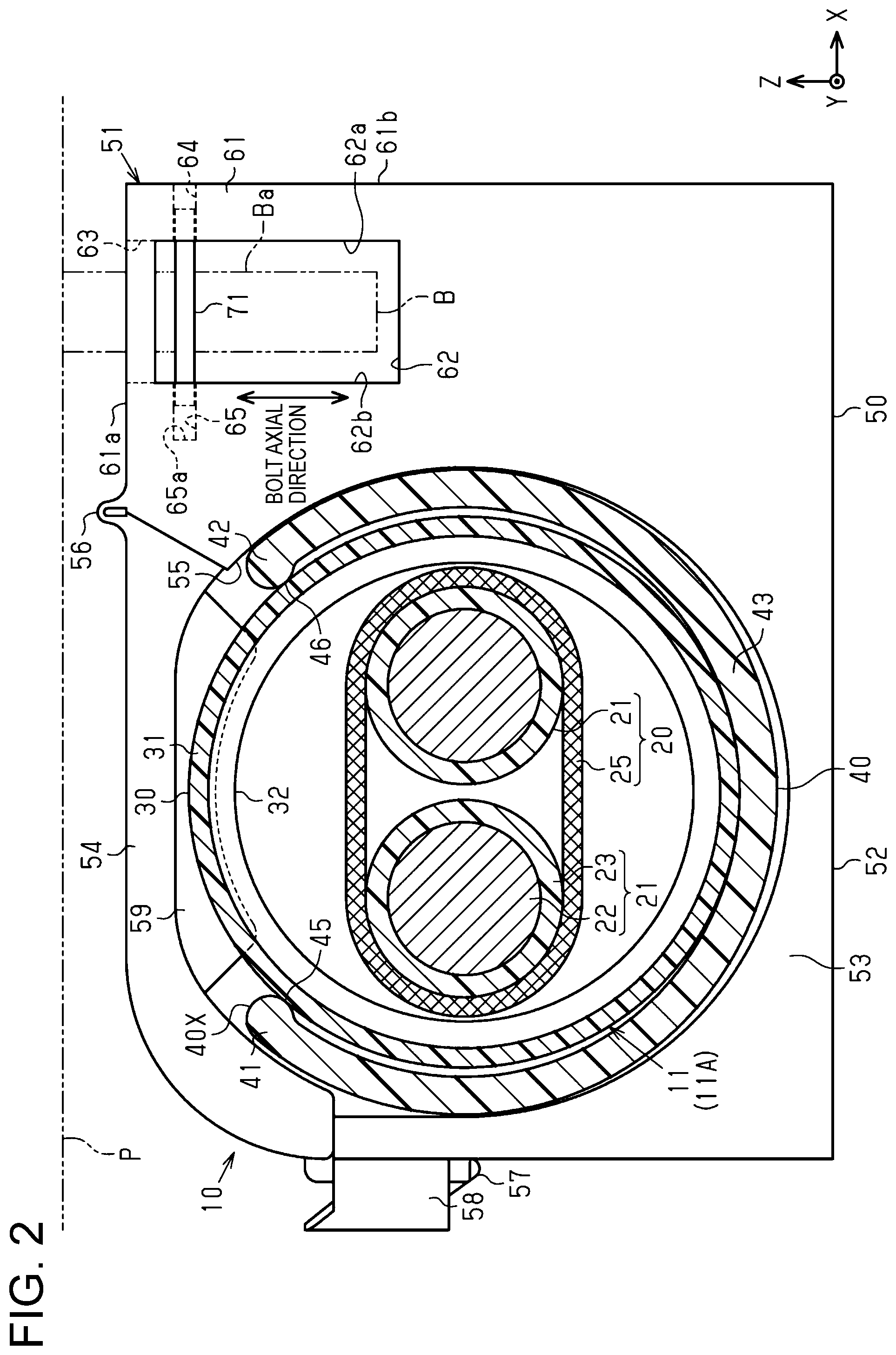 Patent US12097813 Figure 2 – Wire harness