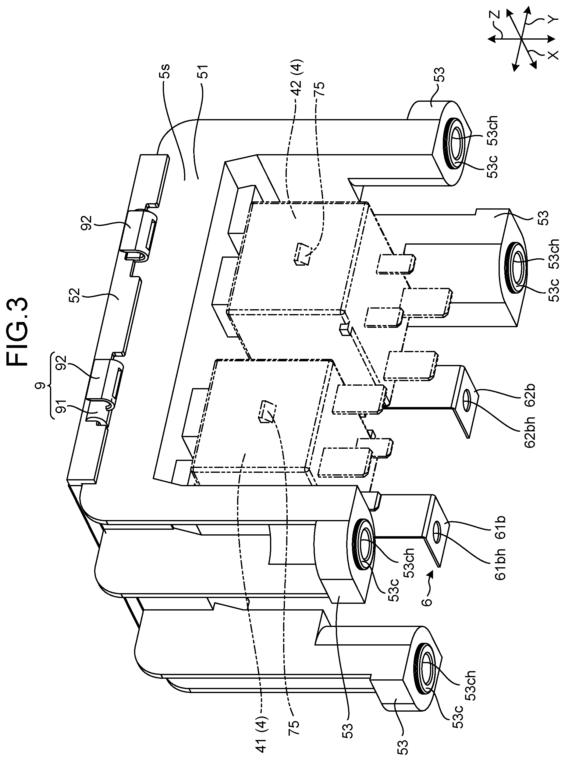 Patent US12097816 Figure 3 – Electrical connection box