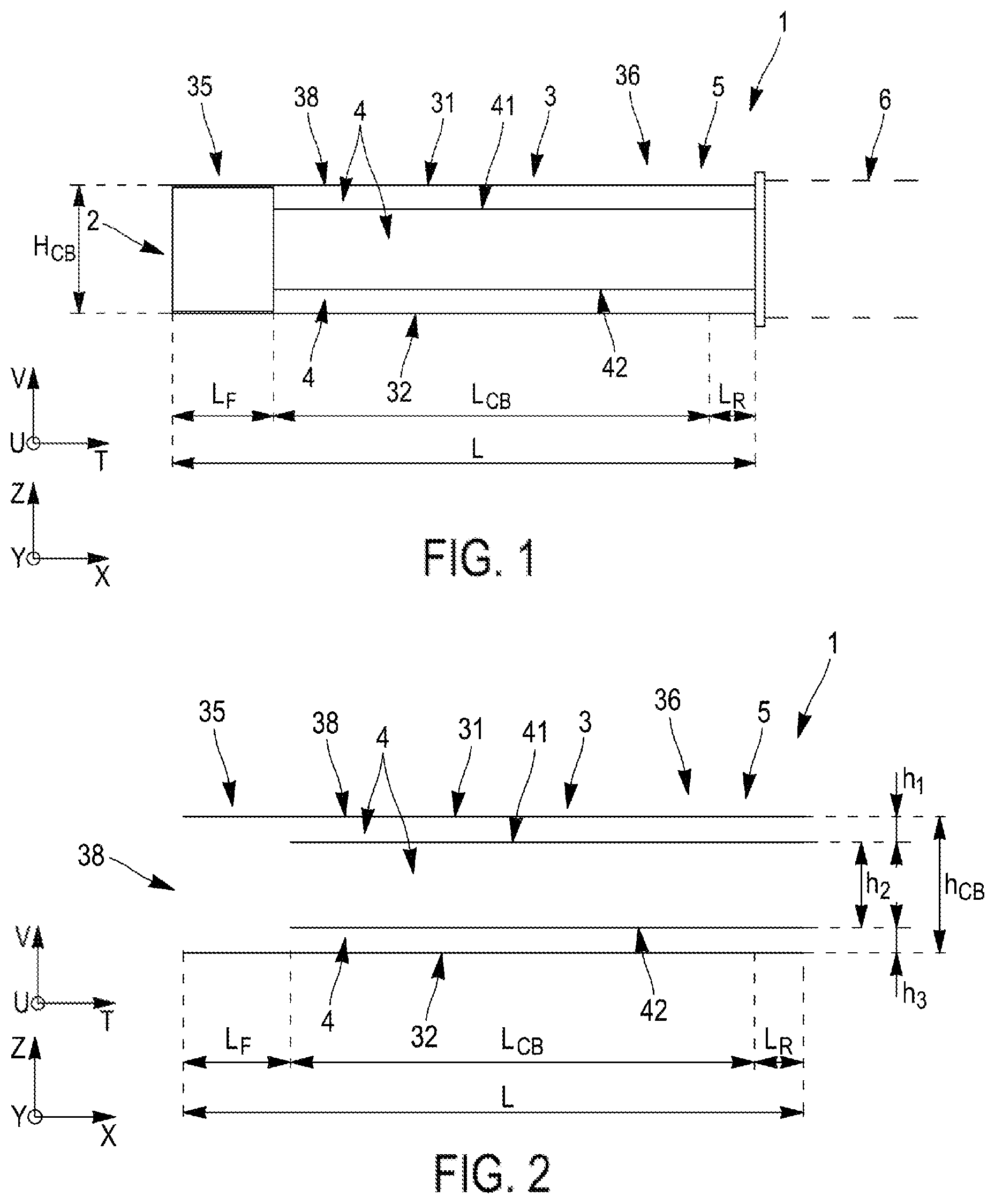Patent US12097817 Figure 1 – Crash box containing a deformable element to extend the capacity of a crash box to absorb impact energy