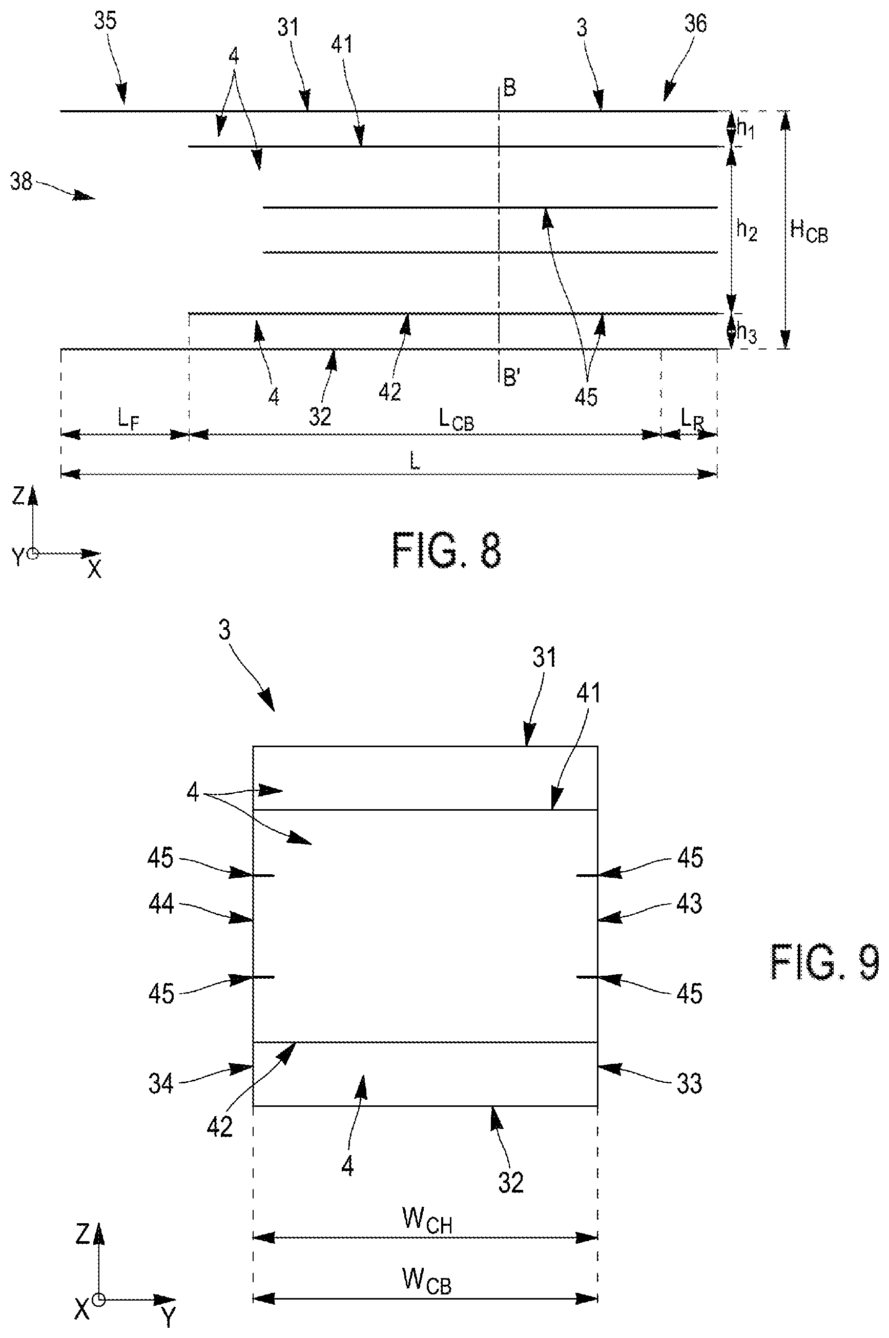 Patent US12097817 Figure 5 – Crash box containing a deformable element to extend the capacity of a crash box to absorb impact energy