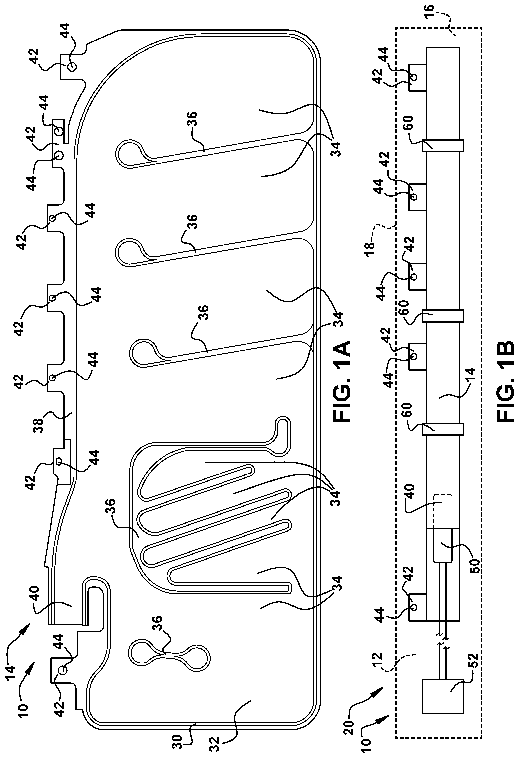 Patent US12097820 Figure 1 – Airbag with extendable member