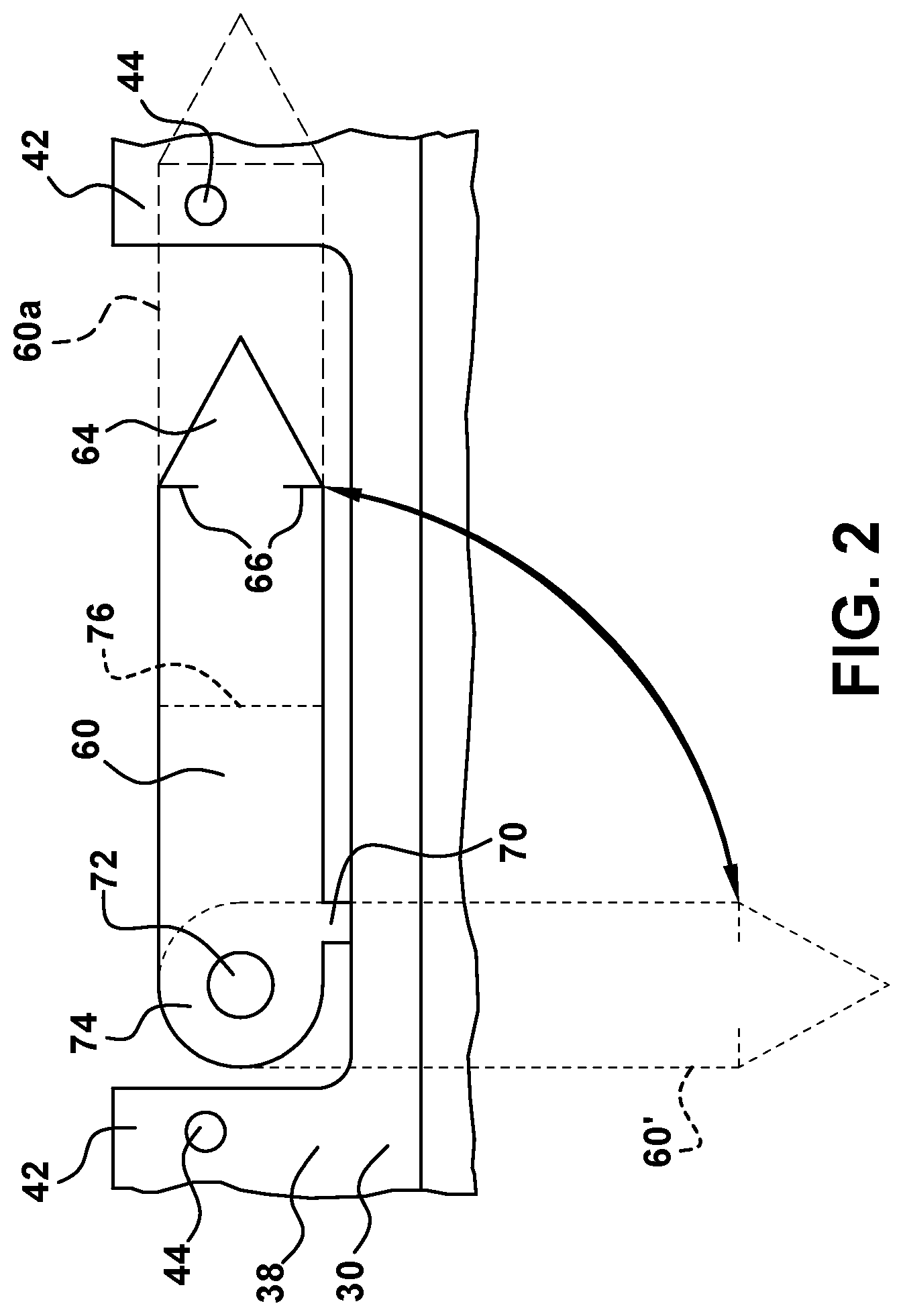 Patent US12097820 Figure 2 – Airbag with extendable member