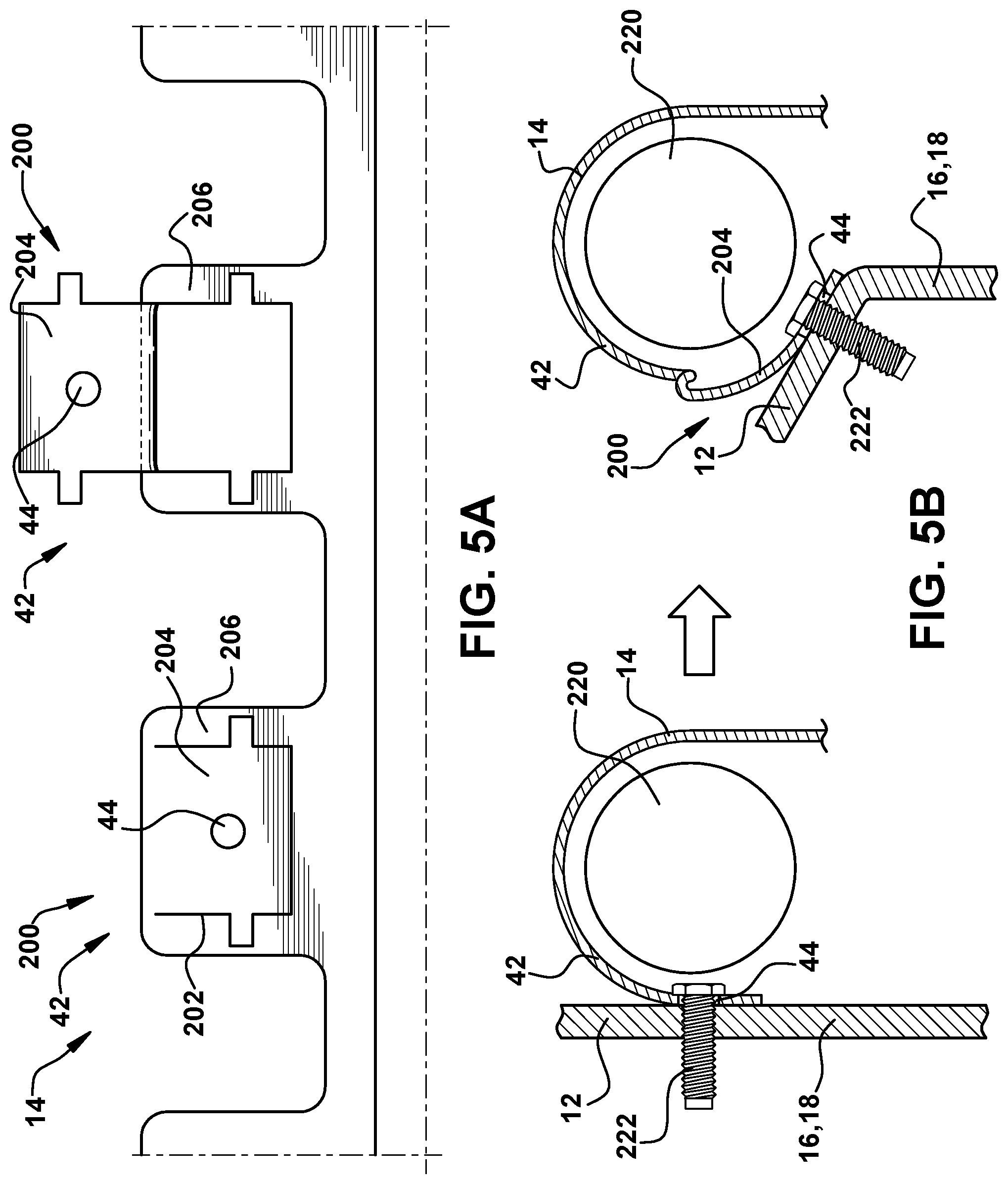 Patent US12097820 Figure 5 – Airbag with extendable member