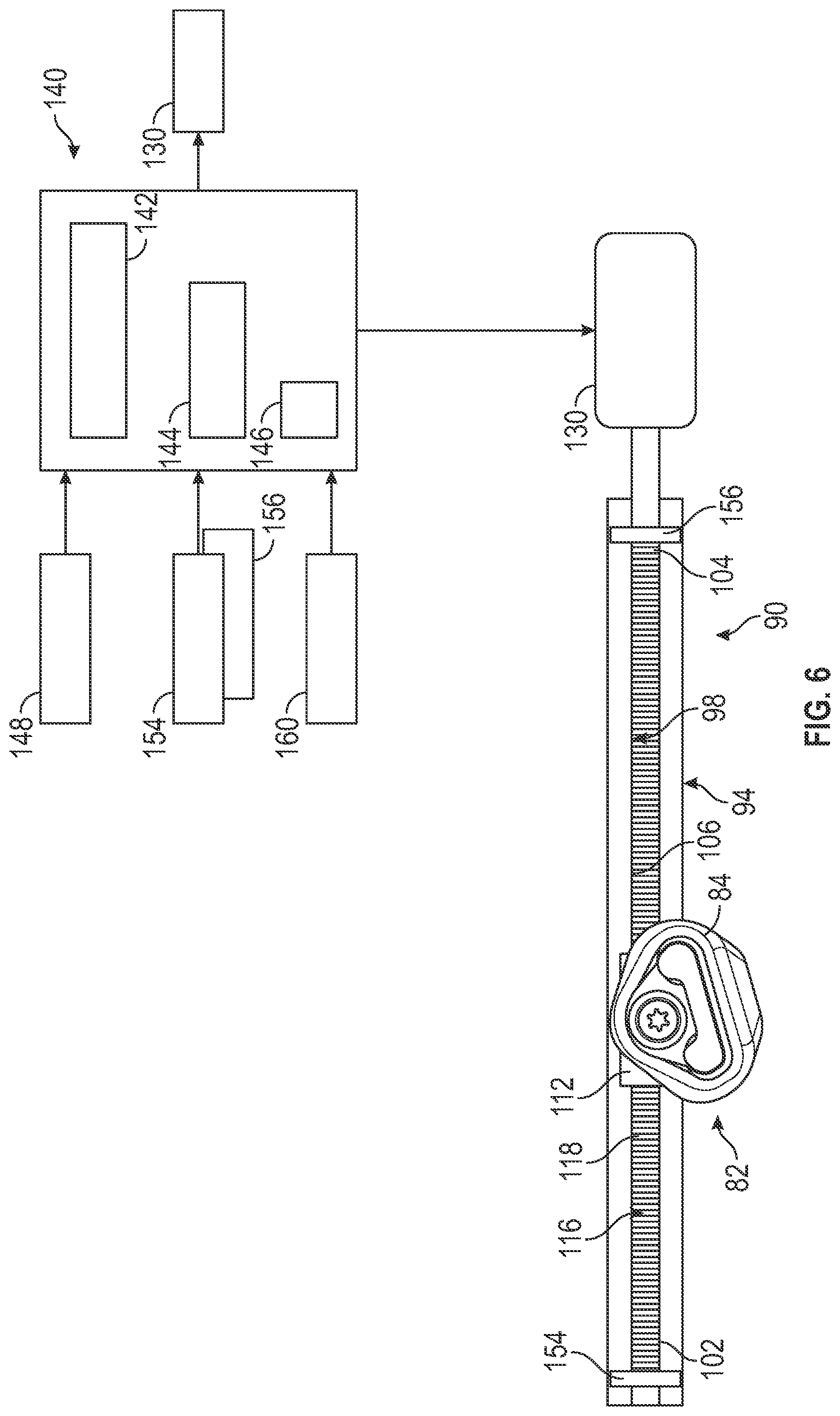 Patent US12097821 Figure 6 – Adjustable passenger restraint system support for a vehicle