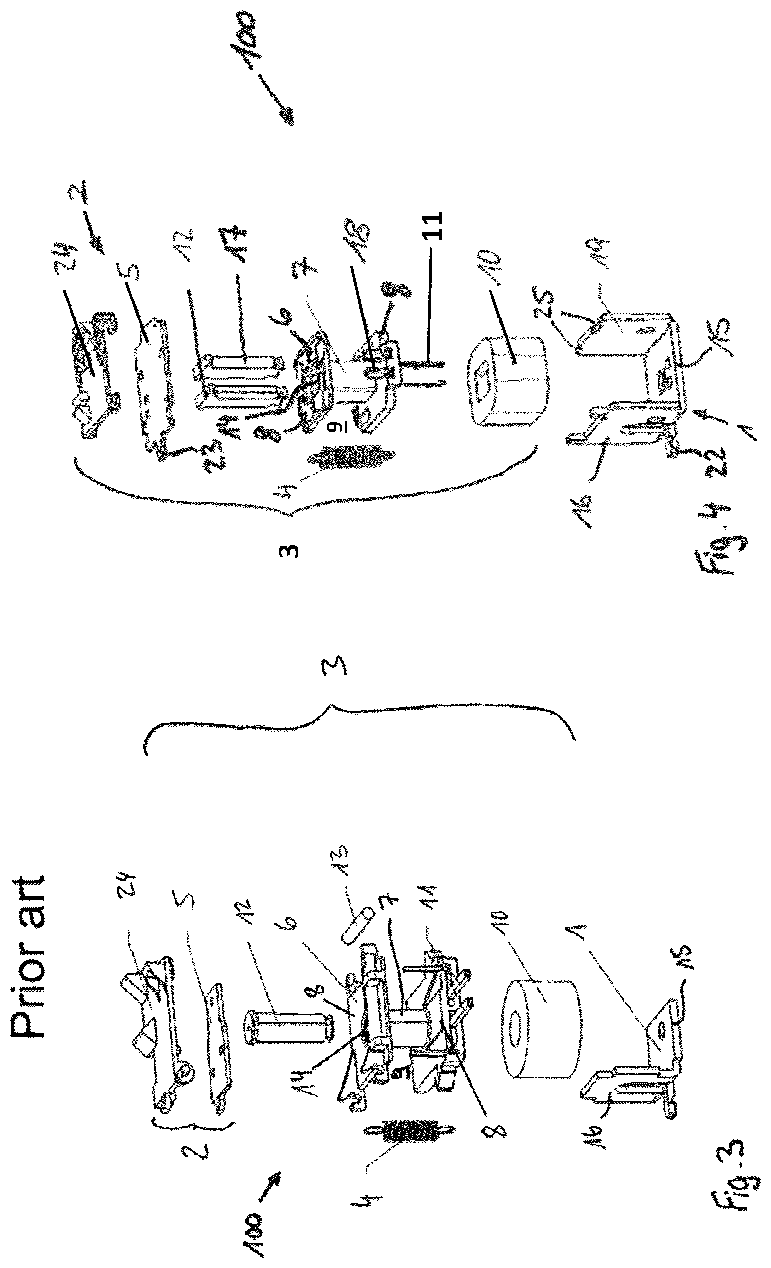 Patent US12097823 Figure 2 – Belt retractor having an electrically actuatable locking device