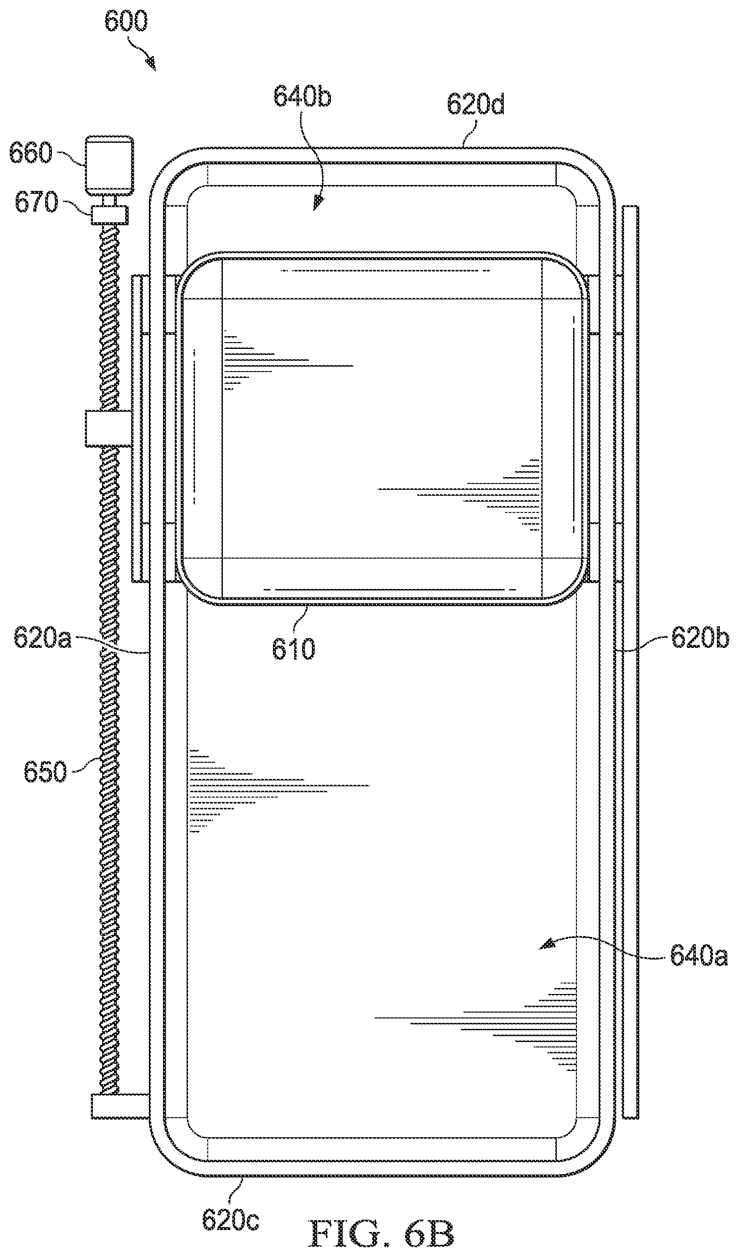 Patent US12097824 Figure 7 – Slider mechanism for delivery container