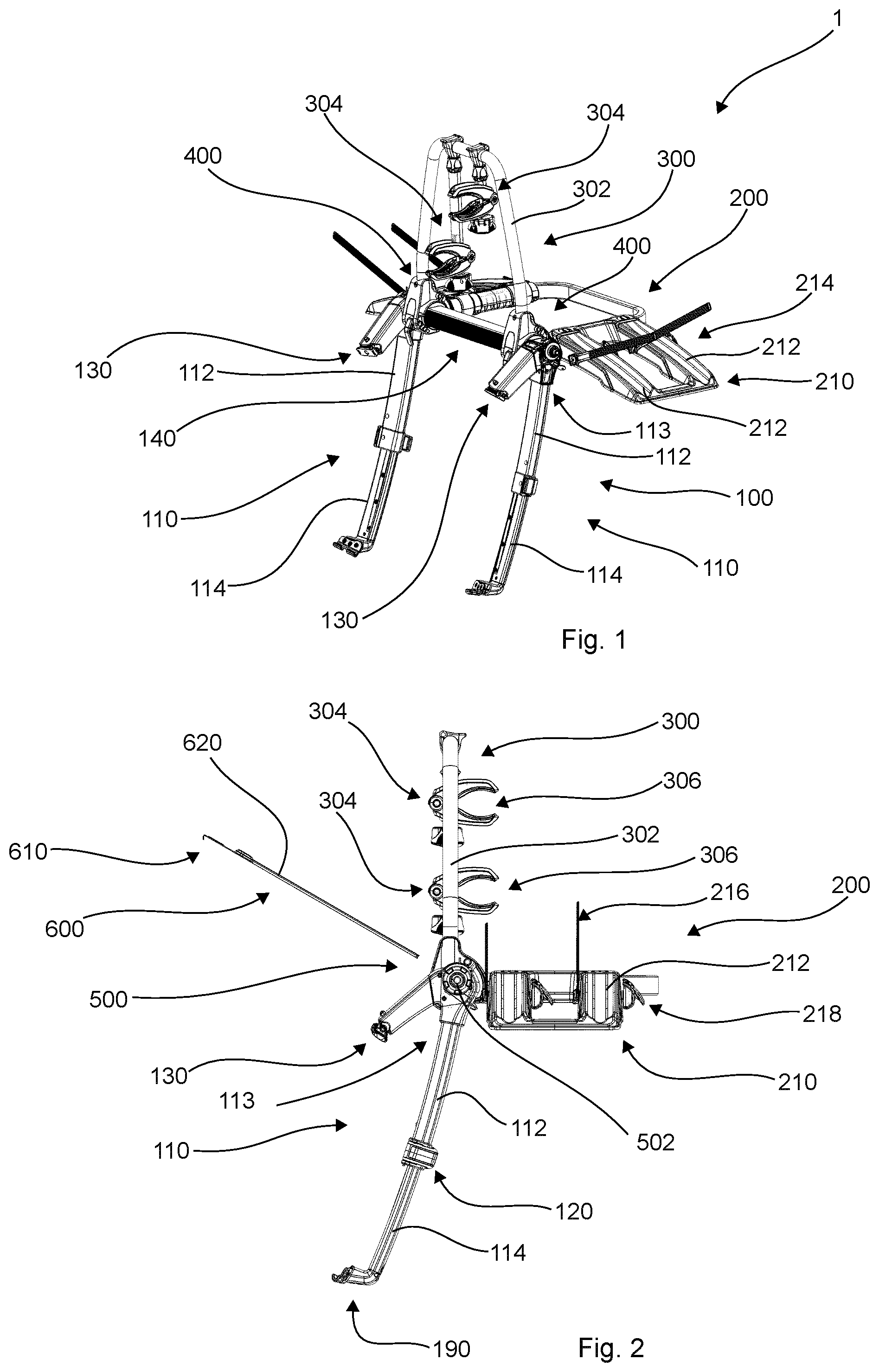 Patent US12097825 Figure 1 – Load carrier