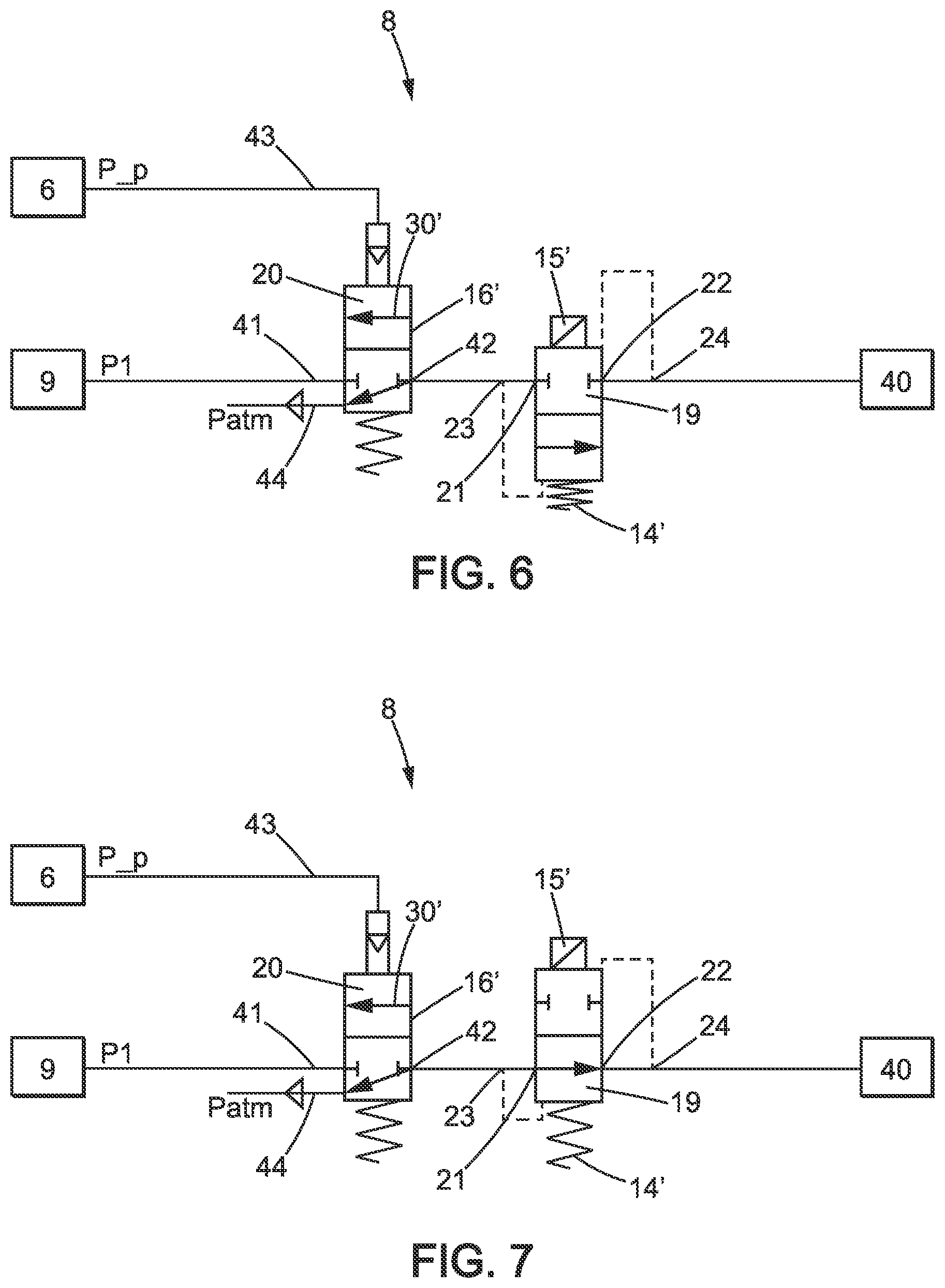 Patent US12097829 Figure 4 – Pneumatic anti-compound on service brake backup line