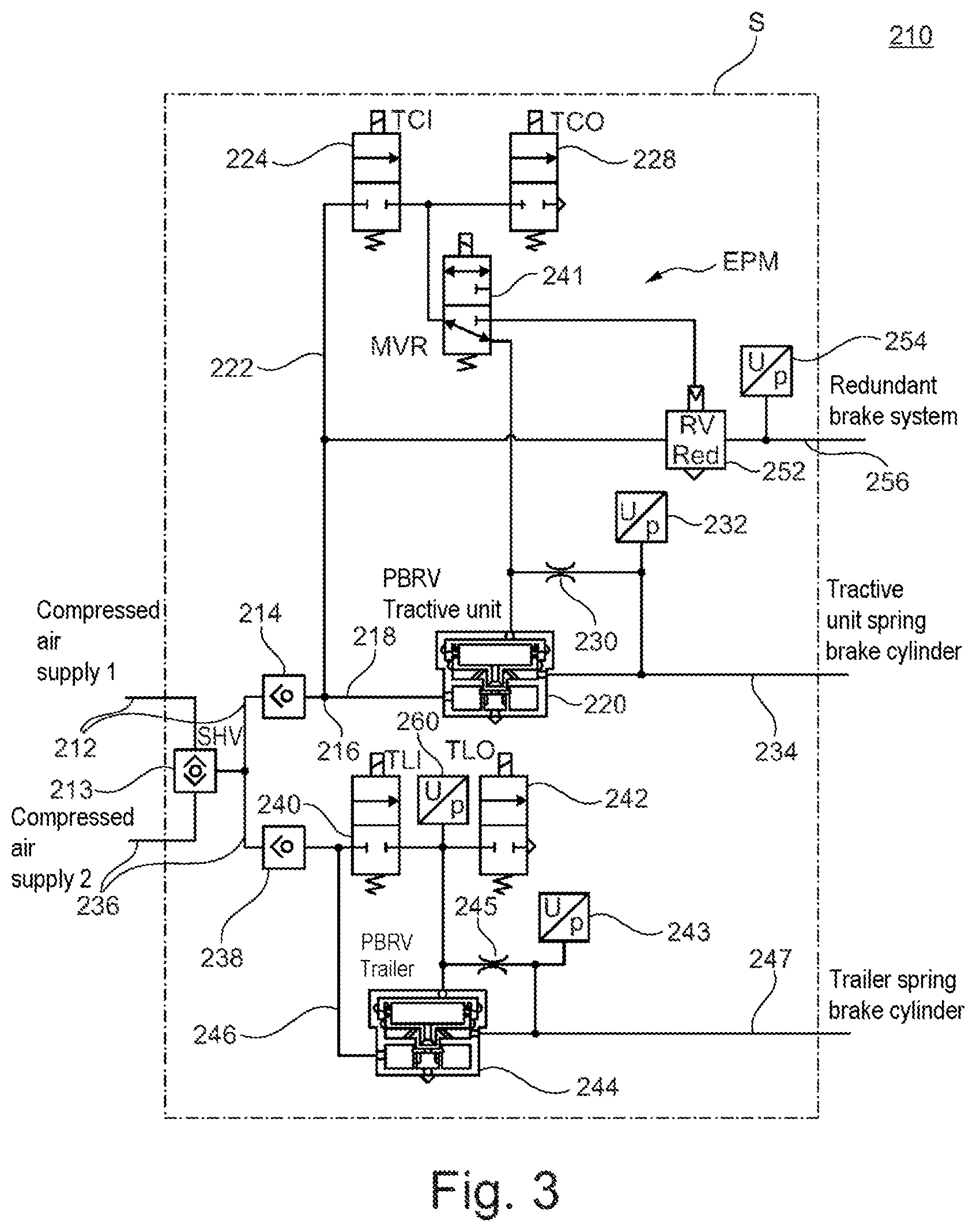 Patent US12097831 Figure 3 – Parking brake device