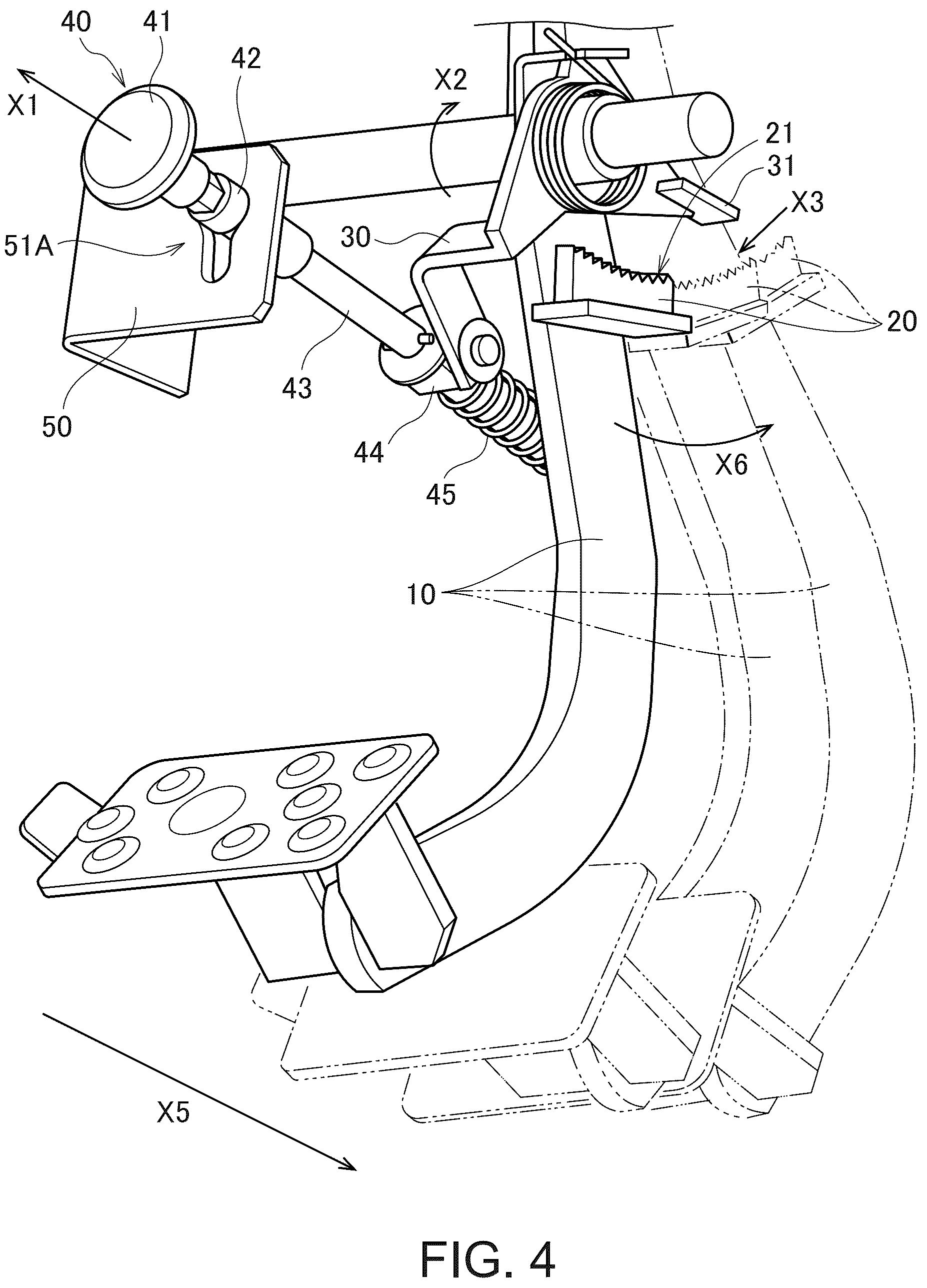 Patent US12097832 Figure 4 – Work vehicle