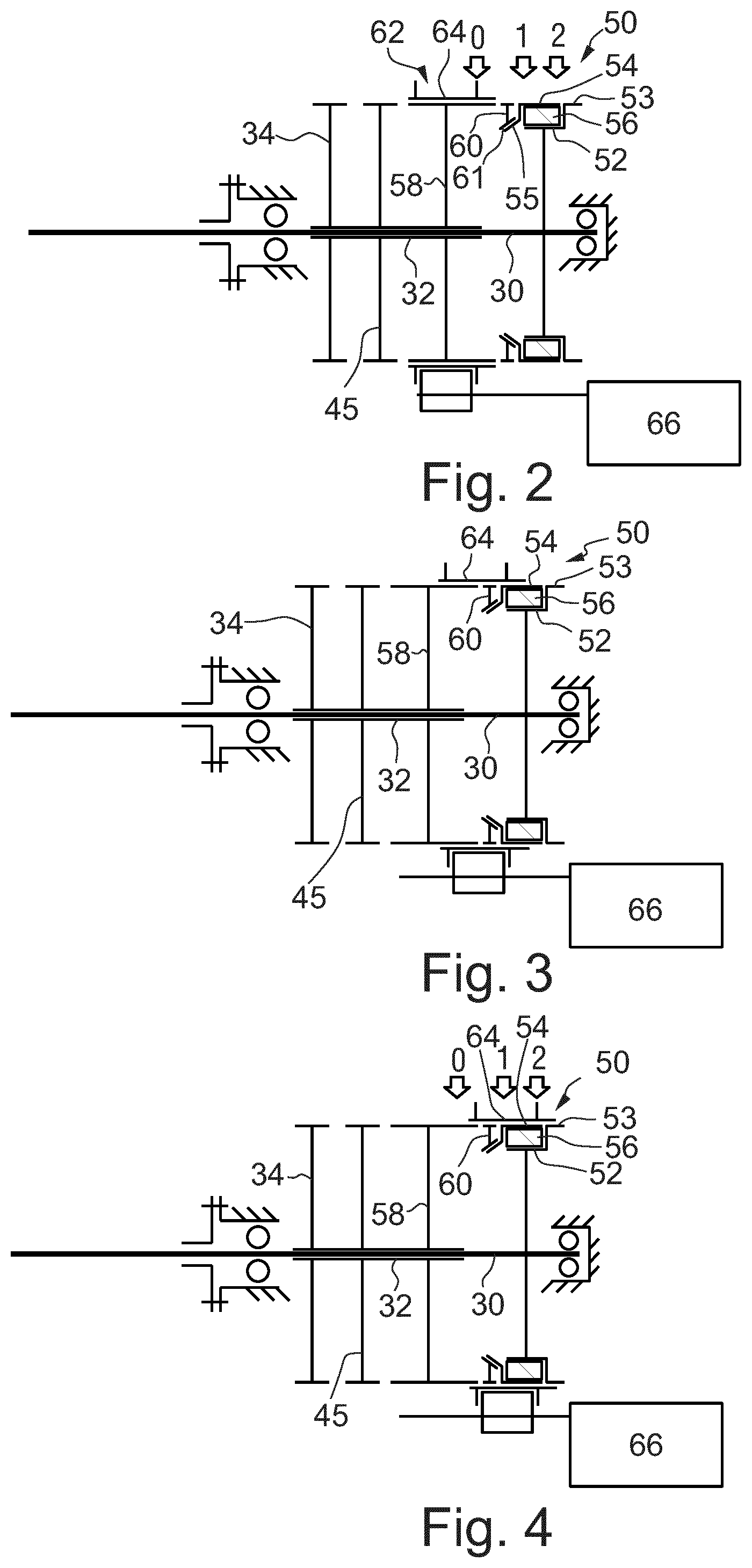 Patent US12097842 Figure 2 – Clutch arrangement for a hybrid vehicle powertrain