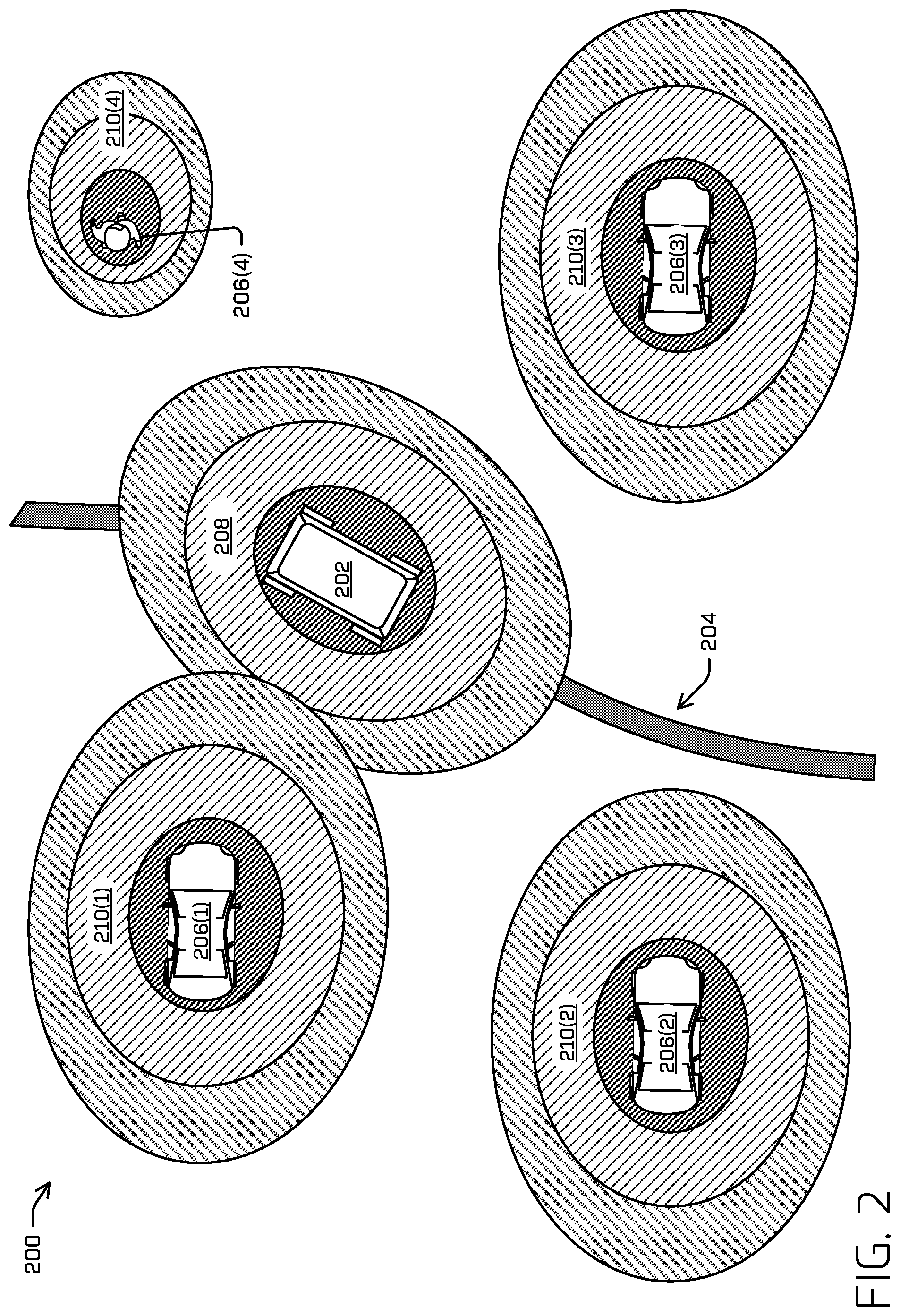 Patent US12097844 Figure 2 – Constraining vehicle operation based on uncertainty in perception and/or prediction