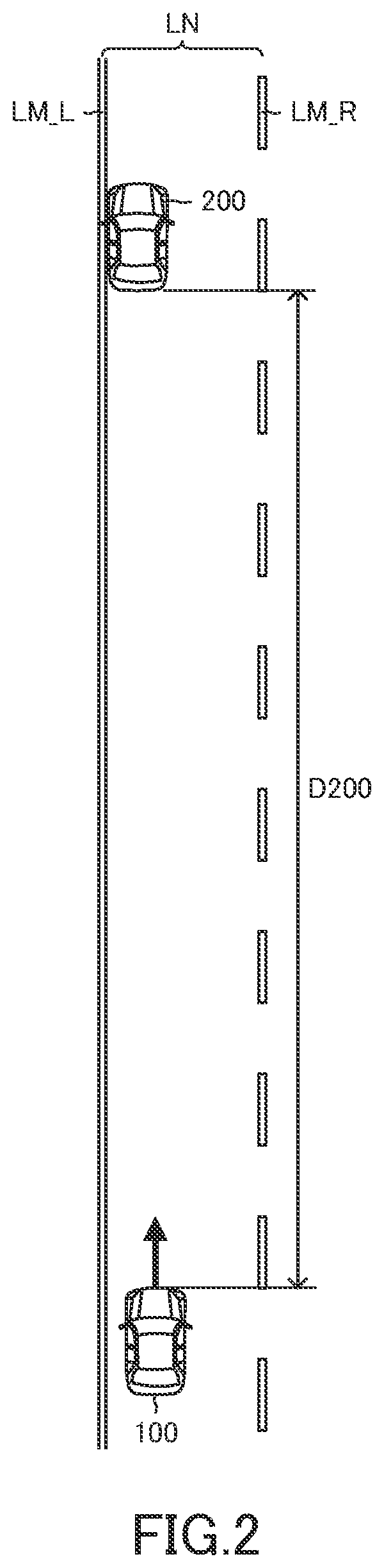Patent US12097846 Figure 2 – Vehicle collision avoidance assist apparatus