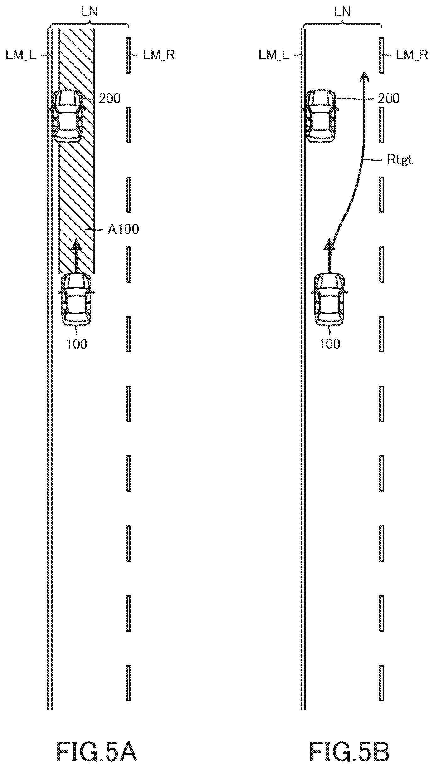 Patent US12097846 Figure 5 – Vehicle collision avoidance assist apparatus