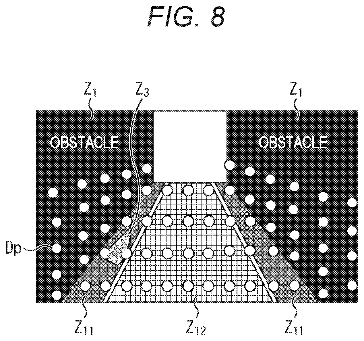 Patent US12097848 Figure 8 – Mobile object evacuation path planning apparatus, method, and medium