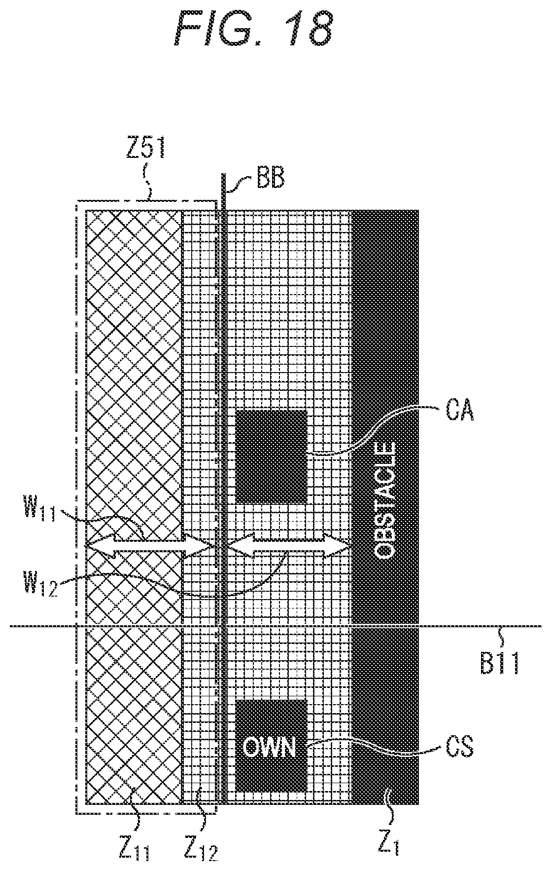 Patent US12097848 Figure 18 – Mobile object evacuation path planning apparatus, method, and medium