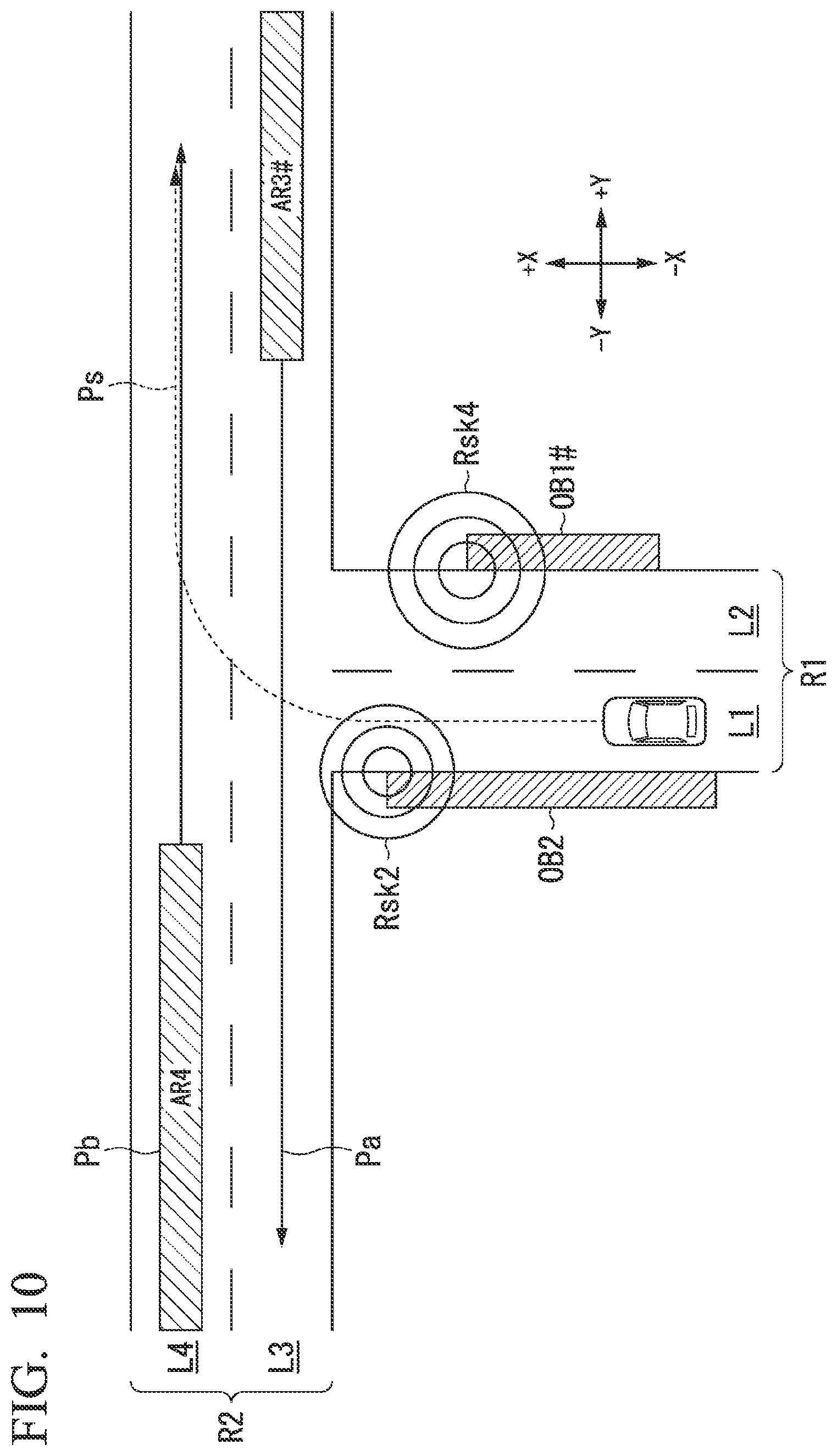 Patent US12097851 Figure 10 – Mobile object control device, mobile object control method, and storage medium