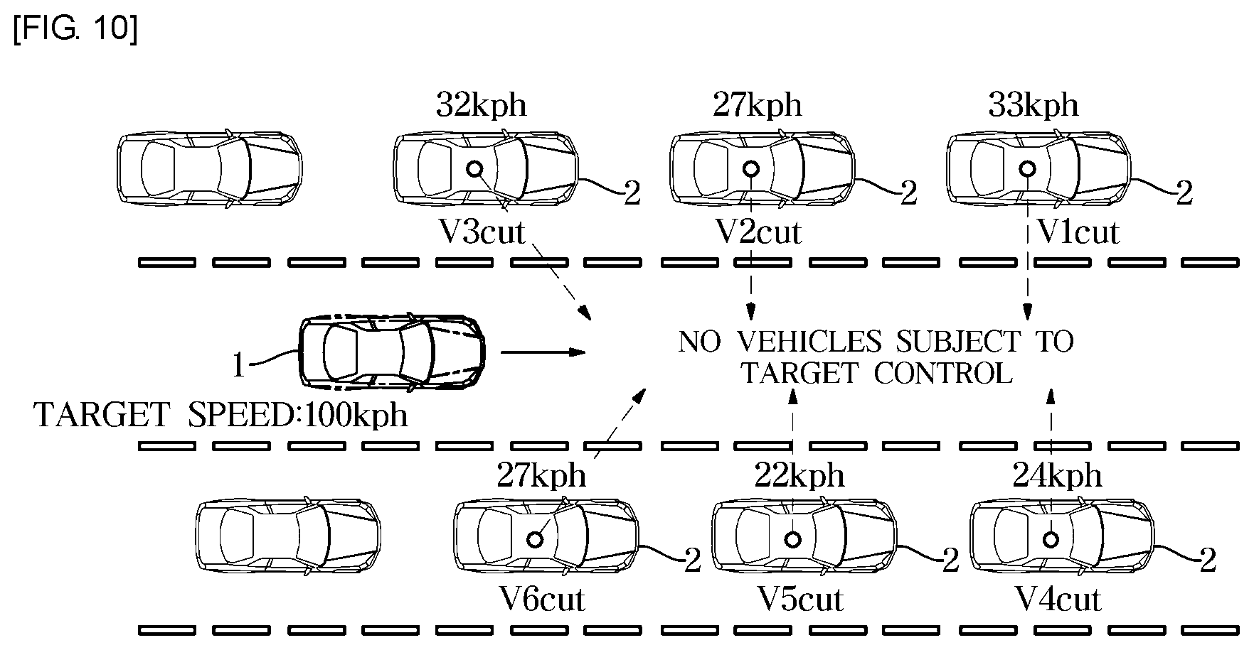 Patent US12097854 Figure 10 – Vehicle and method of controlling the same