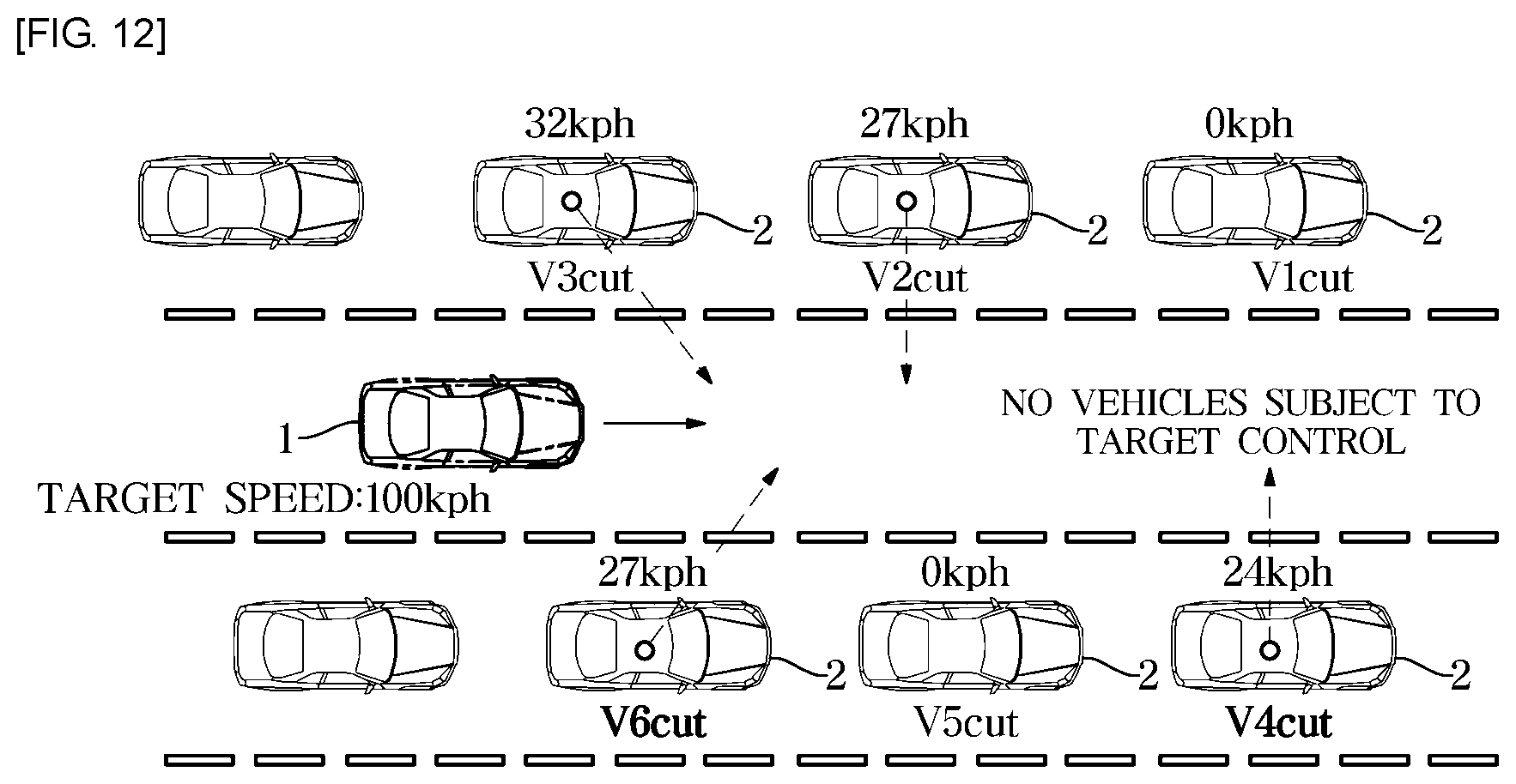 Patent US12097854 Figure 13 – Vehicle and method of controlling the same