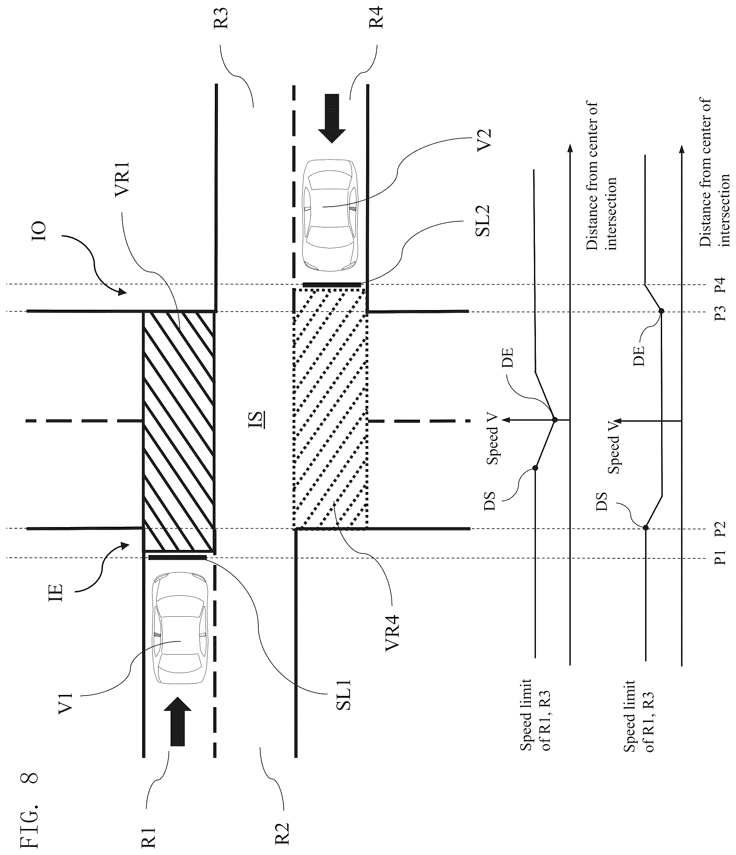 Patent US12097858 Figure 12 – Travel control method and travel control device for vehicle