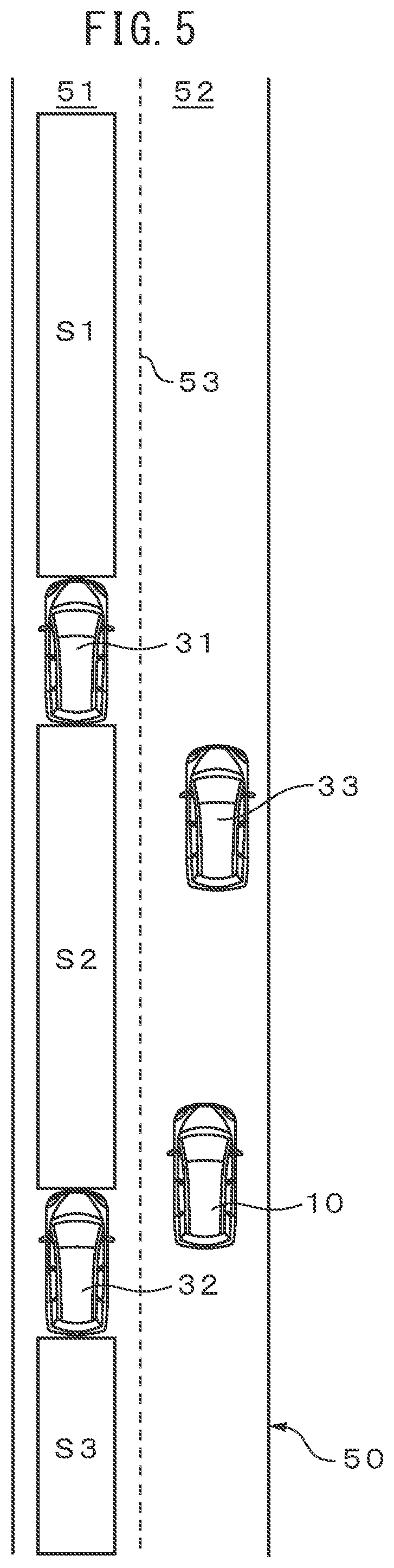Patent US12097860 Figure 5 – Traveling lane planning device, medium storing computer program for traveling lane planning, and traveling lane planning method