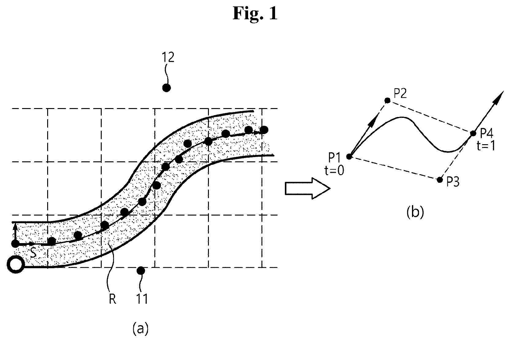 Patent US12097861 Figure 1 – Method for generating road topology information and system thereof